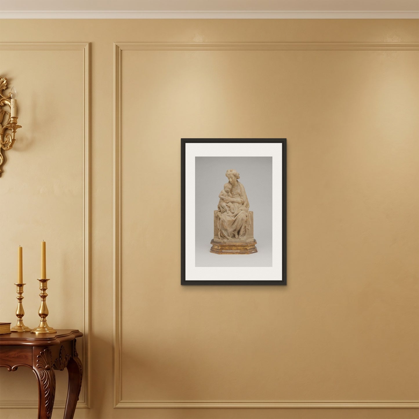 Orlonzo - FRAMED CANVAS BLACK 50x70cm20x28 ROOM