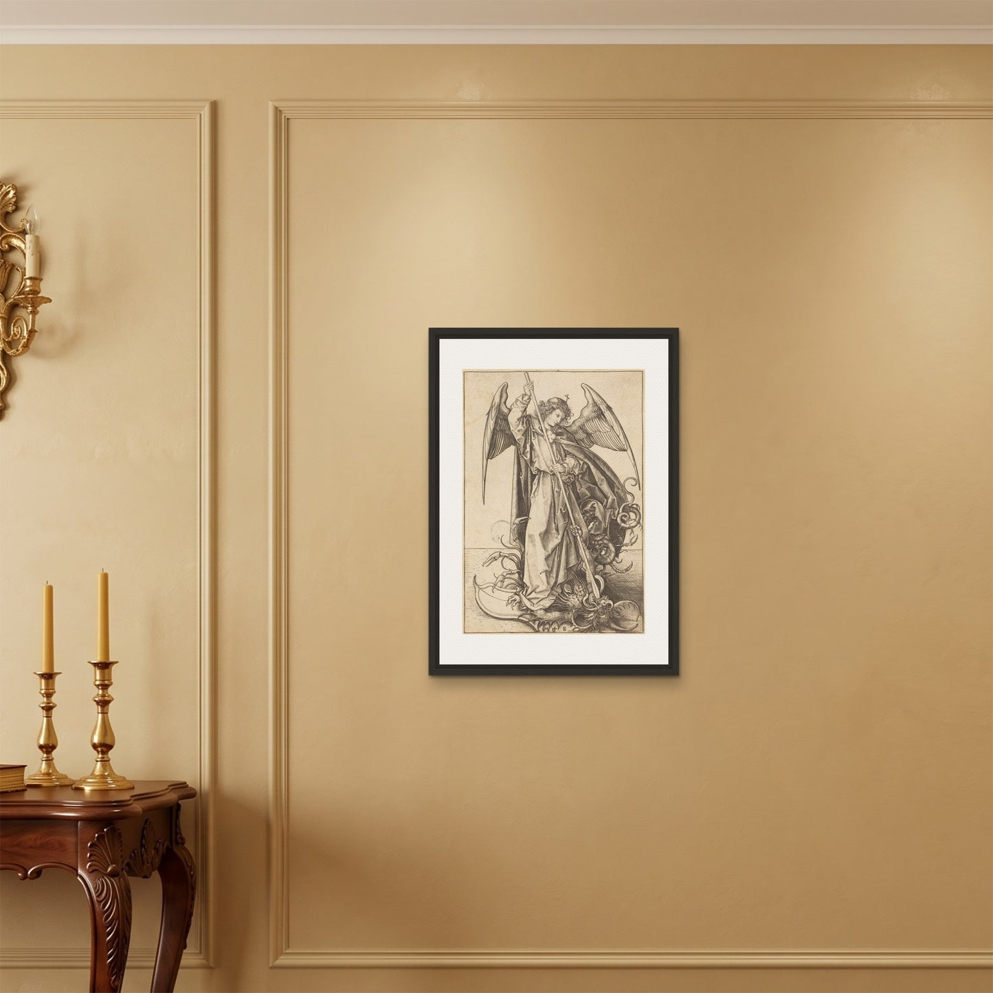 Orlonzo - FRAMED CANVAS BLACK 50x70cm20x28 ROOM