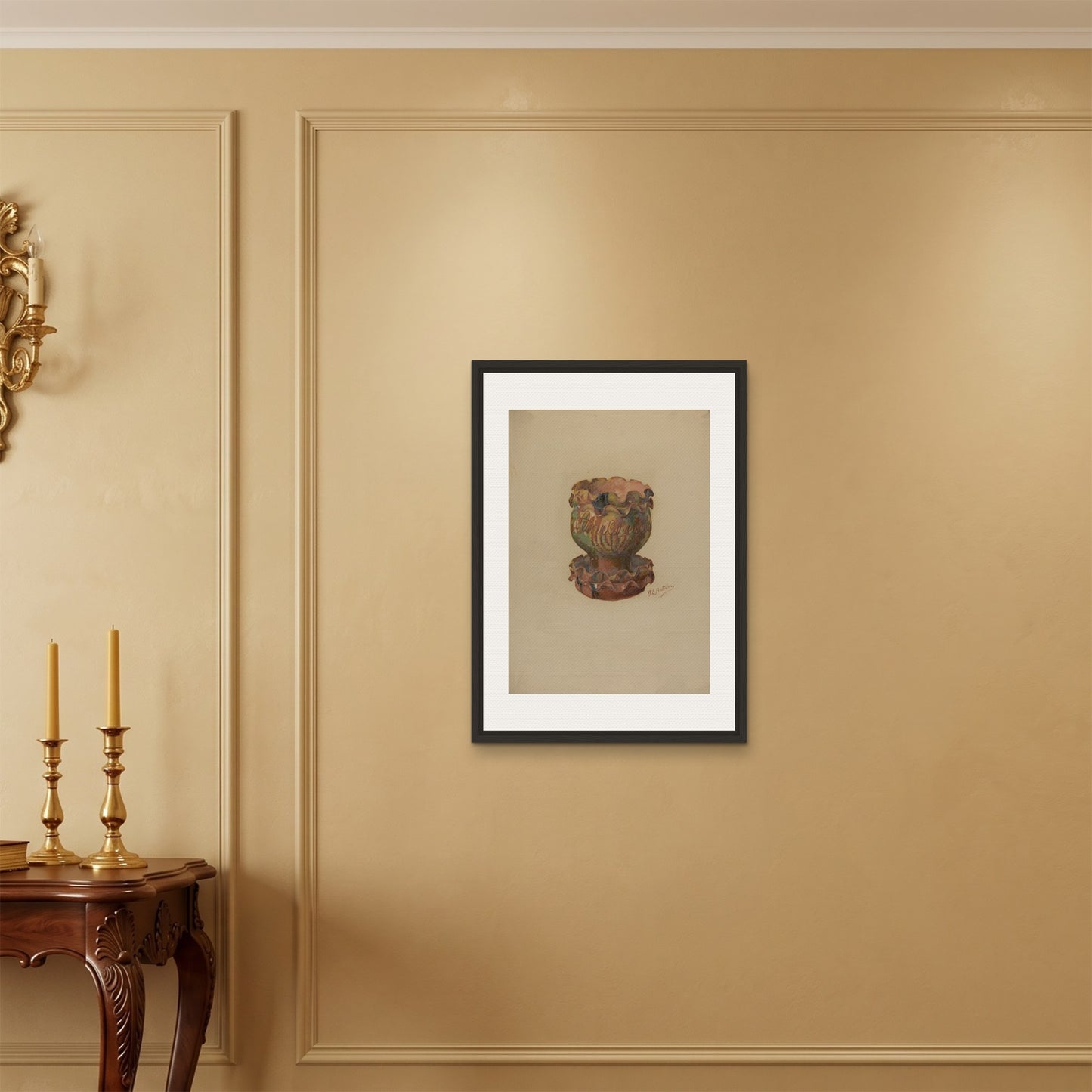 Orlonzo - FRAMED CANVAS BLACK 50x70cm20x28 ROOM