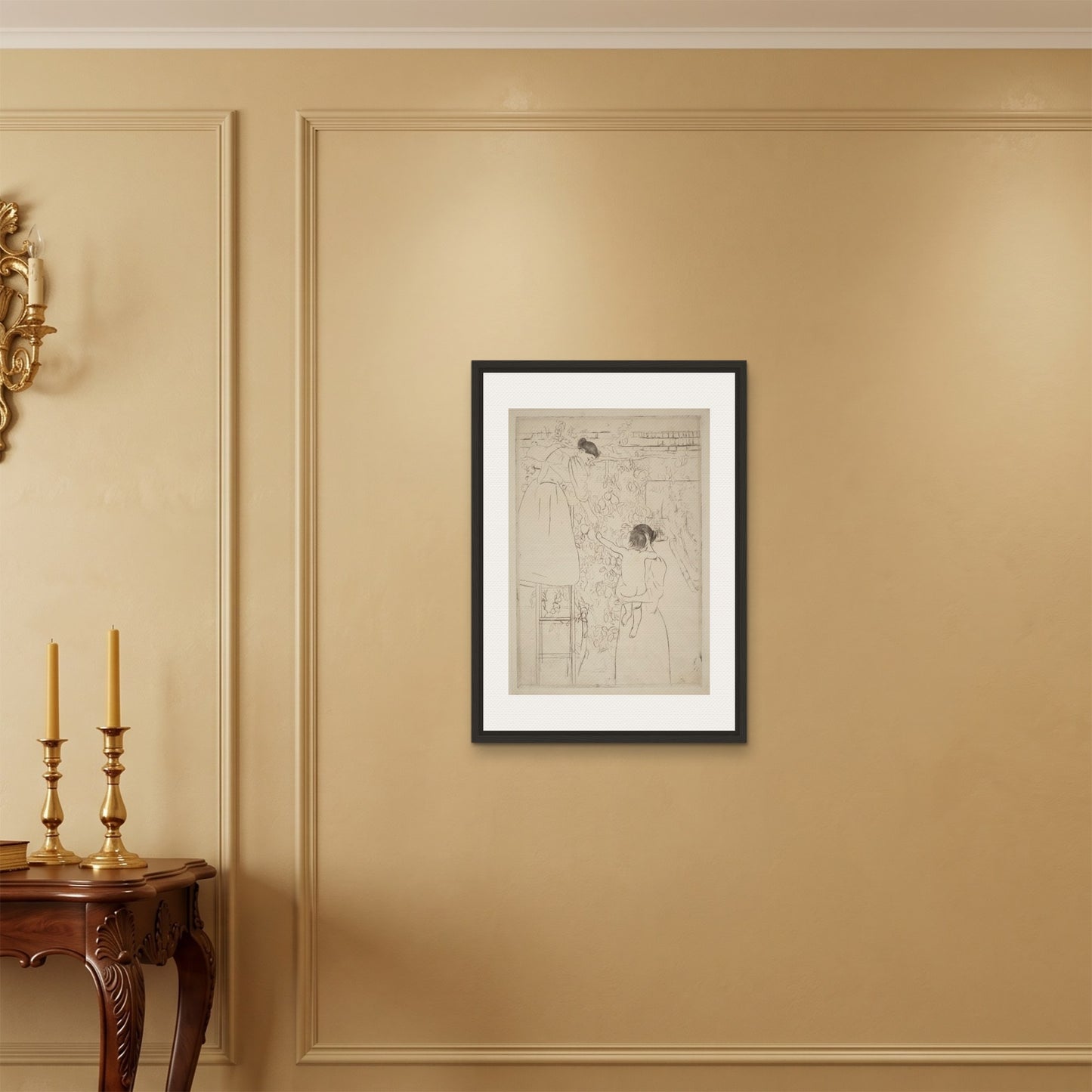 Orlonzo - FRAMED CANVAS BLACK 50x70cm20x28 ROOM