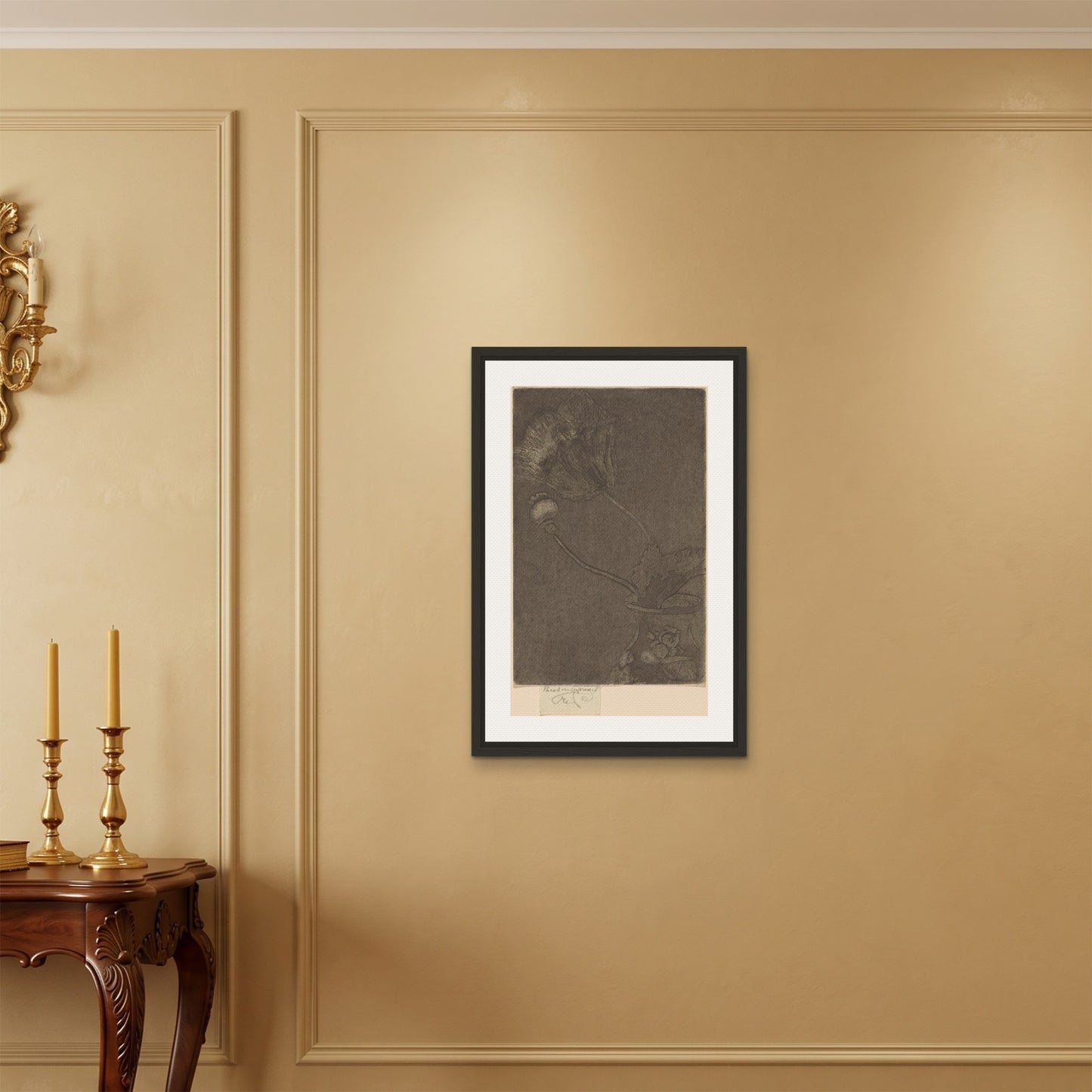Orlonzo - FRAMED CANVAS BLACK 50x75cm20x30 ROOM