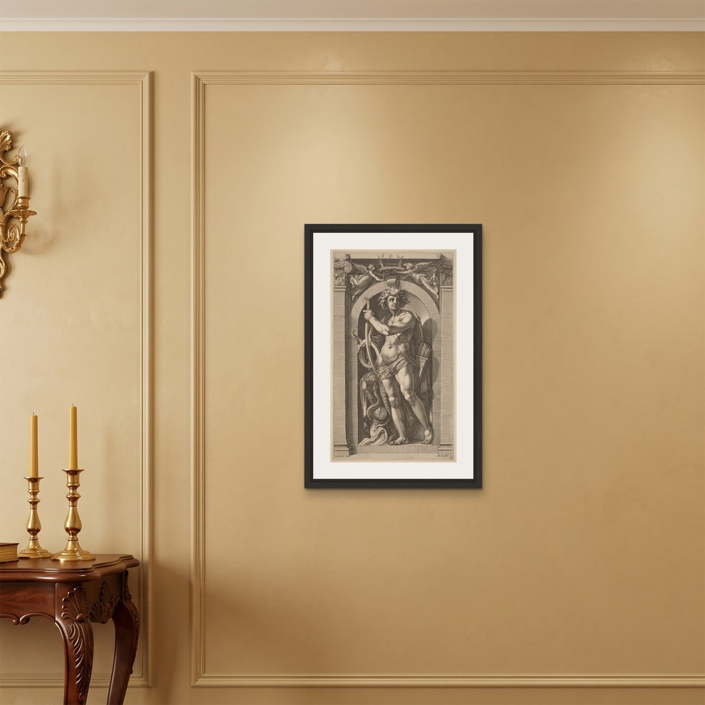 Orlonzo - FRAMED CANVAS BLACK 50x75cm20x30 ROOM