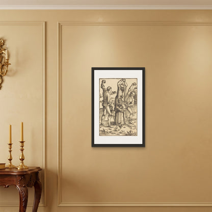 Orlonzo - FRAMED CANVAS BLACK 50x75cm20x30 ROOM