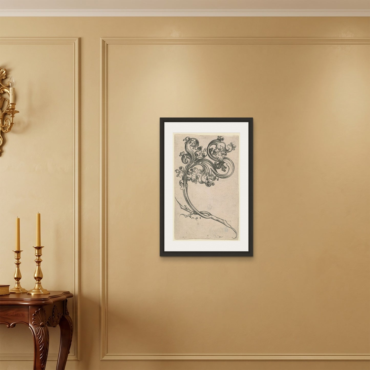 Orlonzo - FRAMED CANVAS BLACK 50x75cm20x30 ROOM