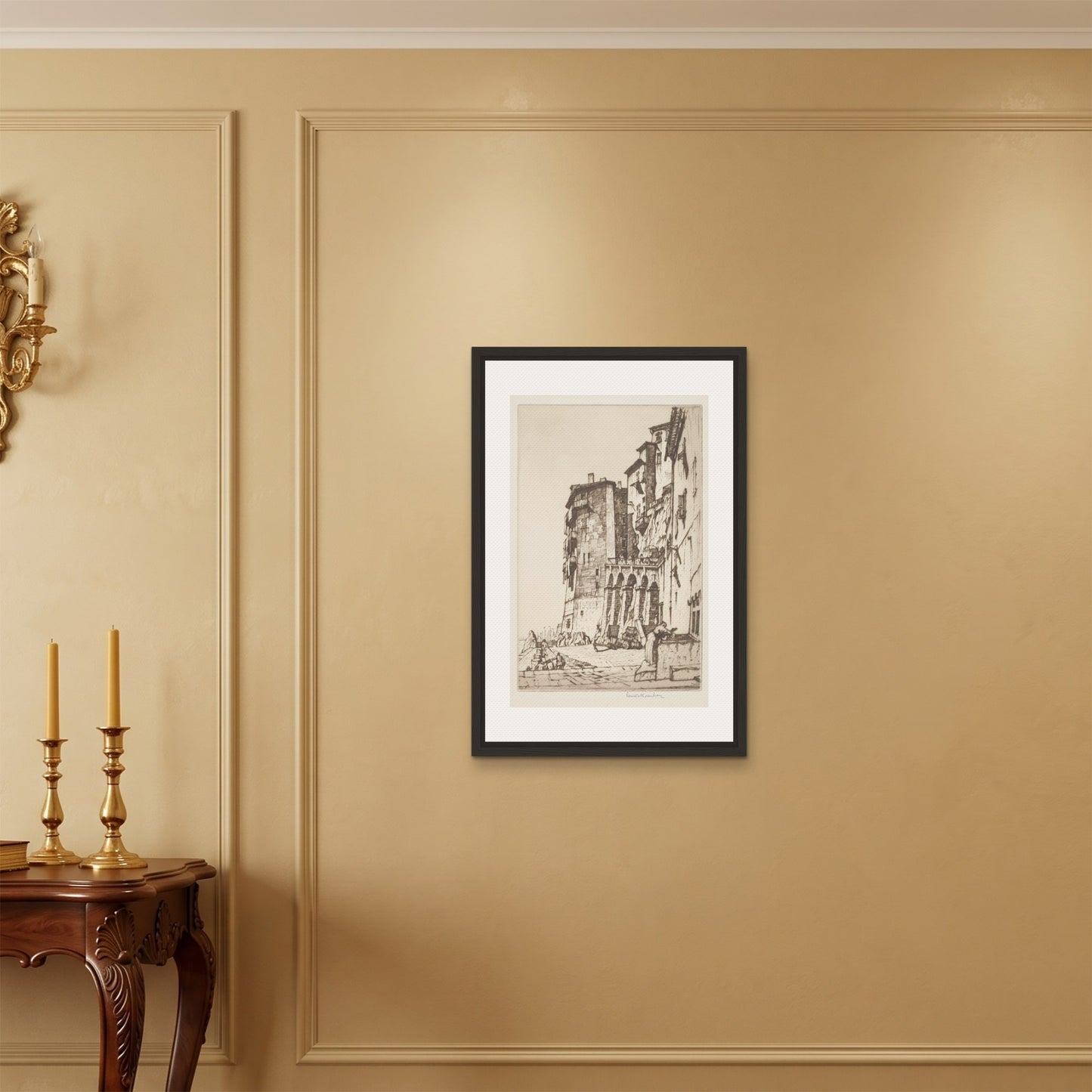 Orlonzo - FRAMED CANVAS BLACK 50x75cm20x30 ROOM