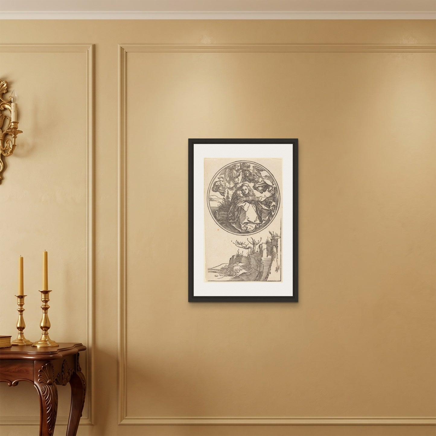 Orlonzo - FRAMED CANVAS BLACK 50x75cm20x30 ROOM