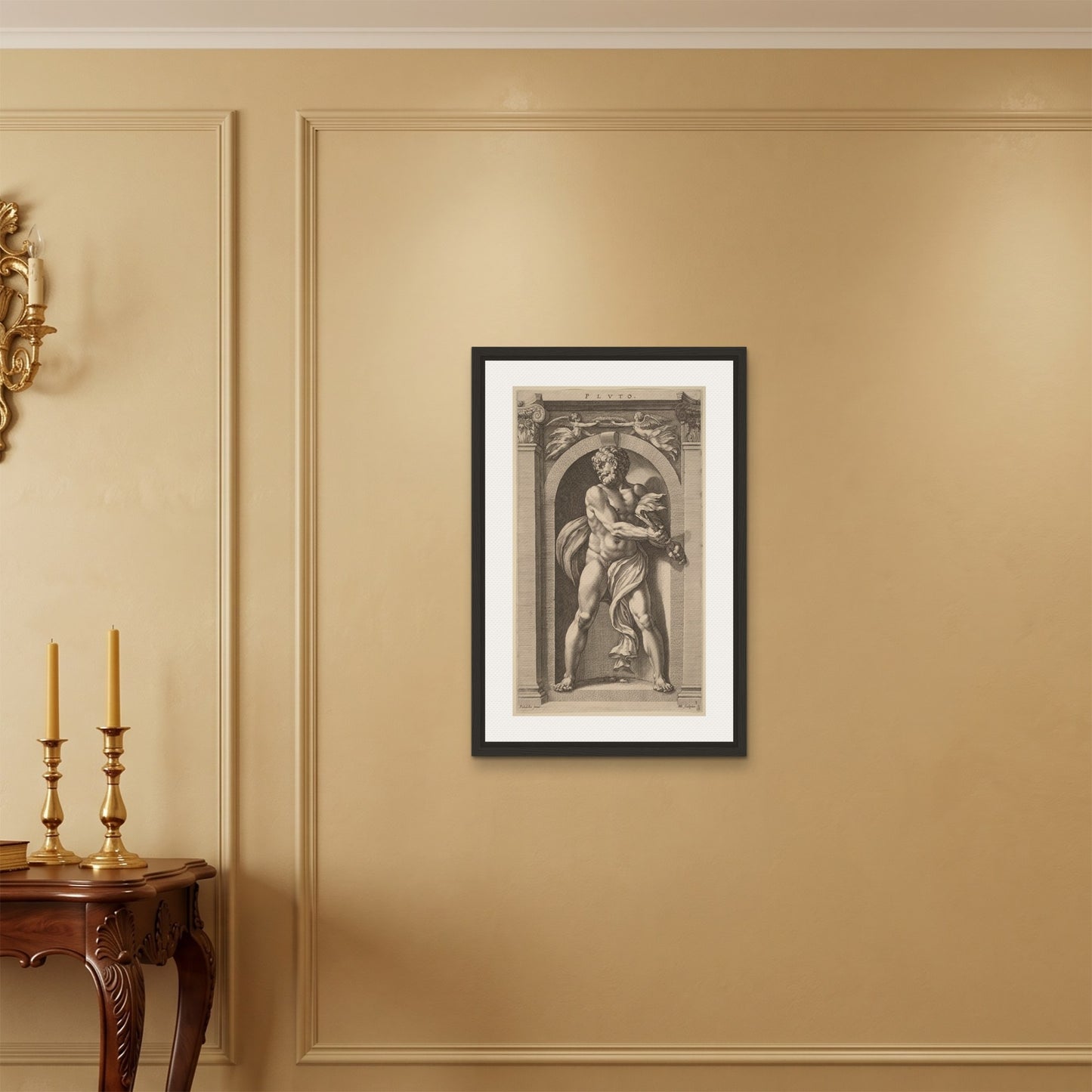Orlonzo - FRAMED CANVAS BLACK 50x75cm20x30 ROOM