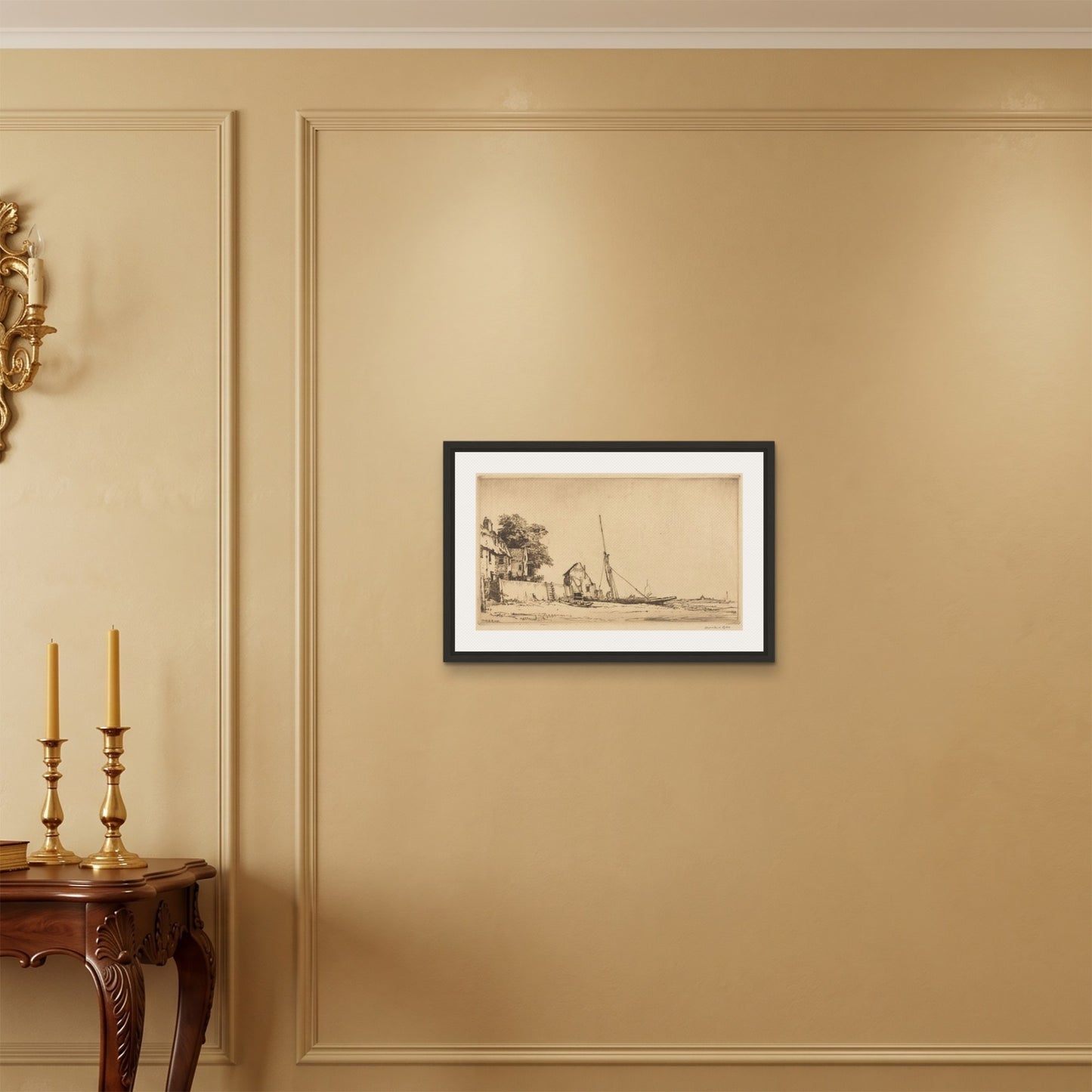 Orlonzo - FRAMED CANVAS BLACK 6040cm2416 ROOM