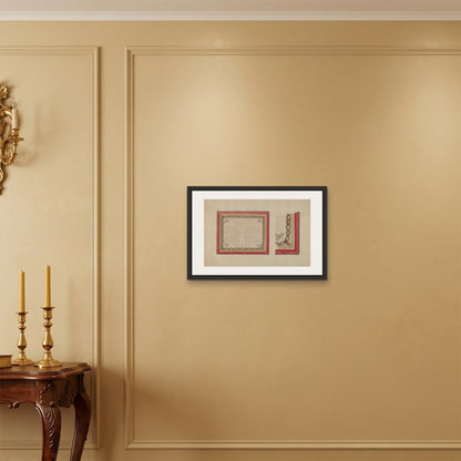 Orlonzo - FRAMED CANVAS BLACK 6040cm2416 ROOM
