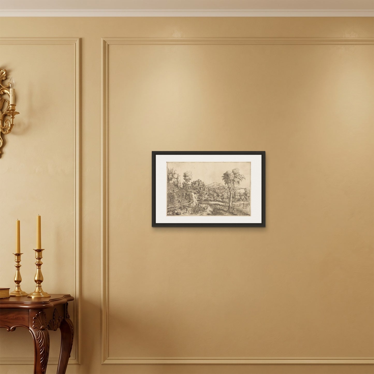 Orlonzo - FRAMED CANVAS BLACK 6040cm2416 ROOM