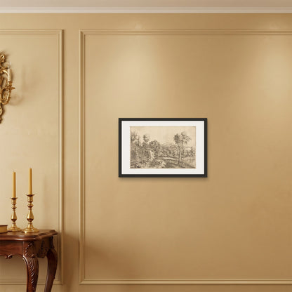 Orlonzo - FRAMED CANVAS BLACK 6040cm2416 ROOM
