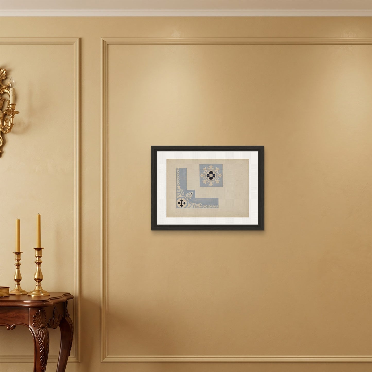 Orlonzo - FRAMED CANVAS BLACK 6045cm2418 ROOM