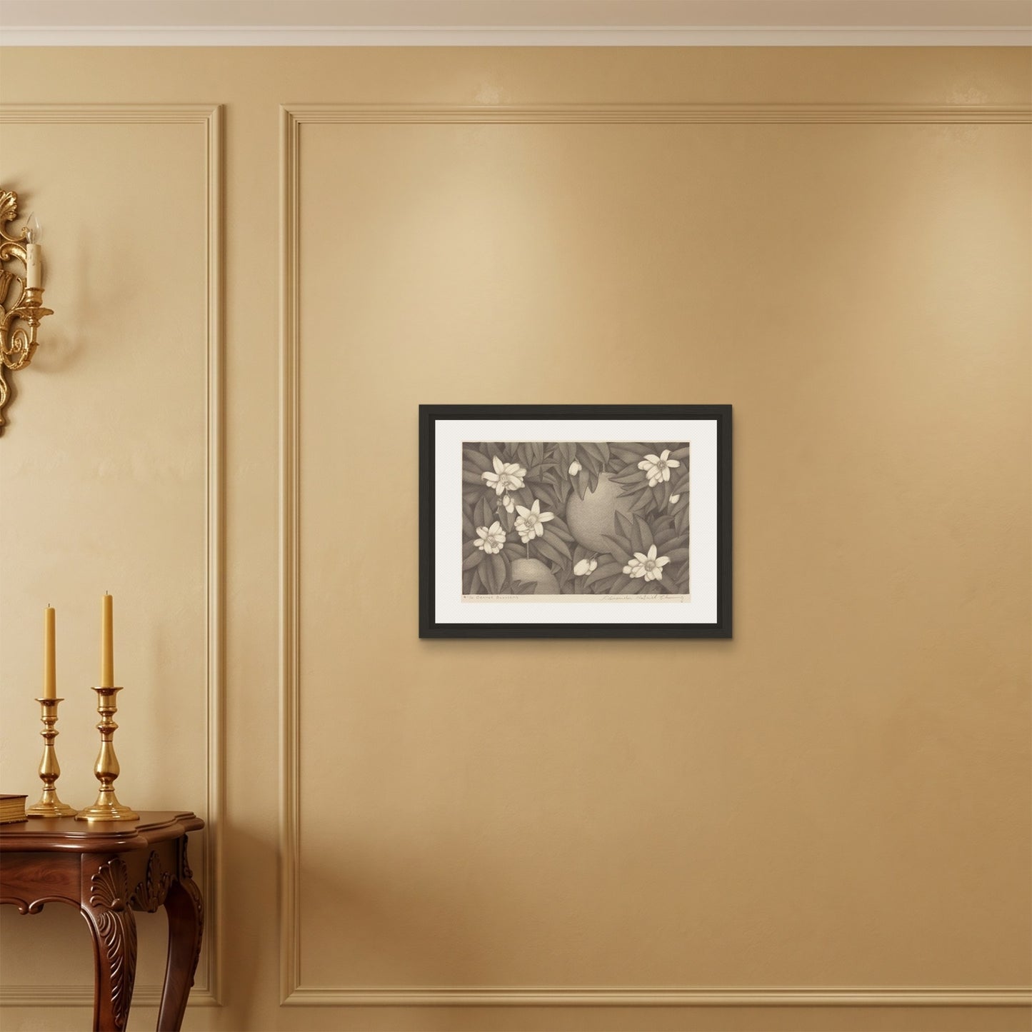 Orlonzo - FRAMED CANVAS BLACK 6045cm2418 ROOM