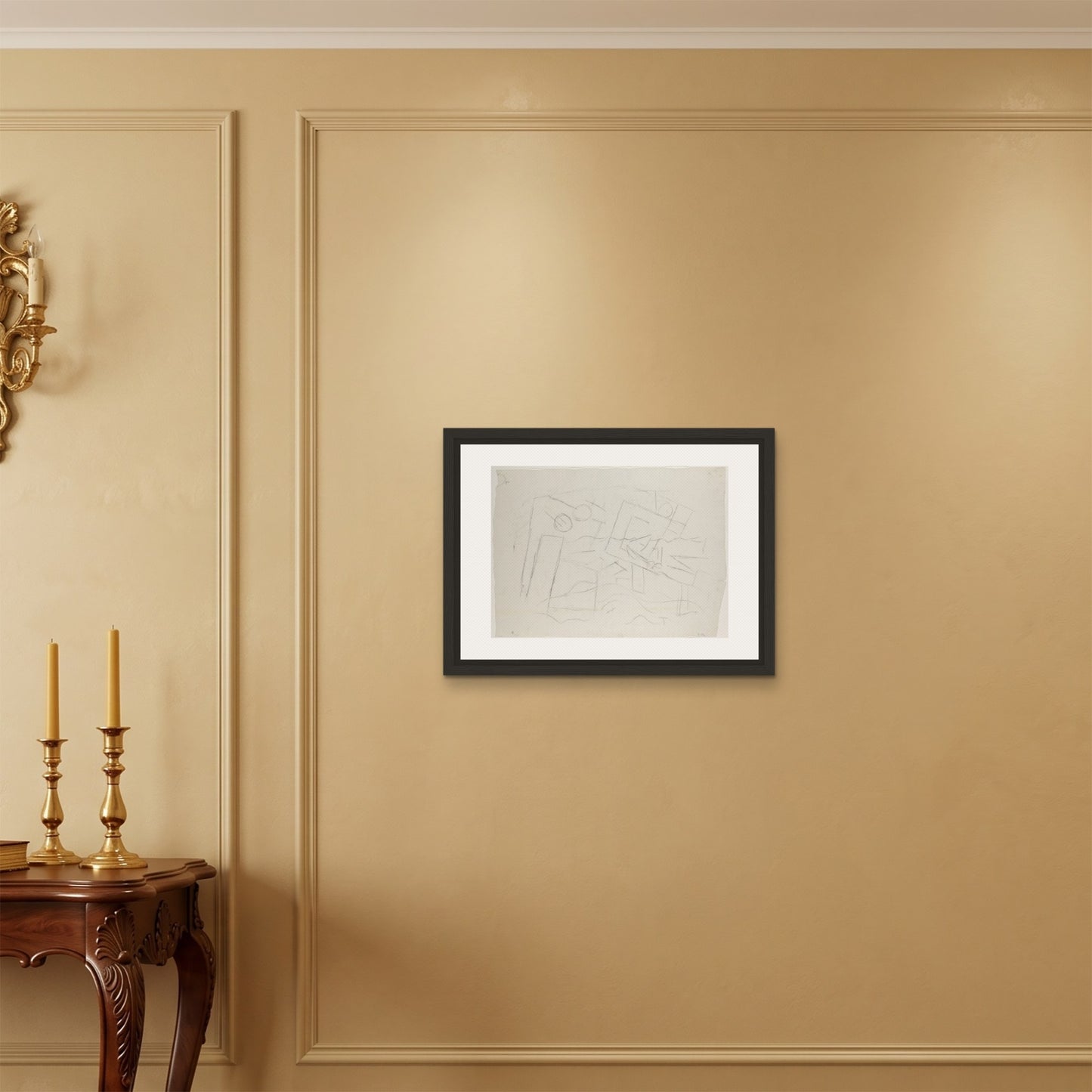 Orlonzo - FRAMED CANVAS BLACK 6045cm2418 ROOM