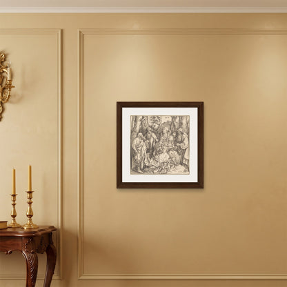 Orlonzo - FRAMED CANVAS BLACK 60x60cm24x24 ROOM