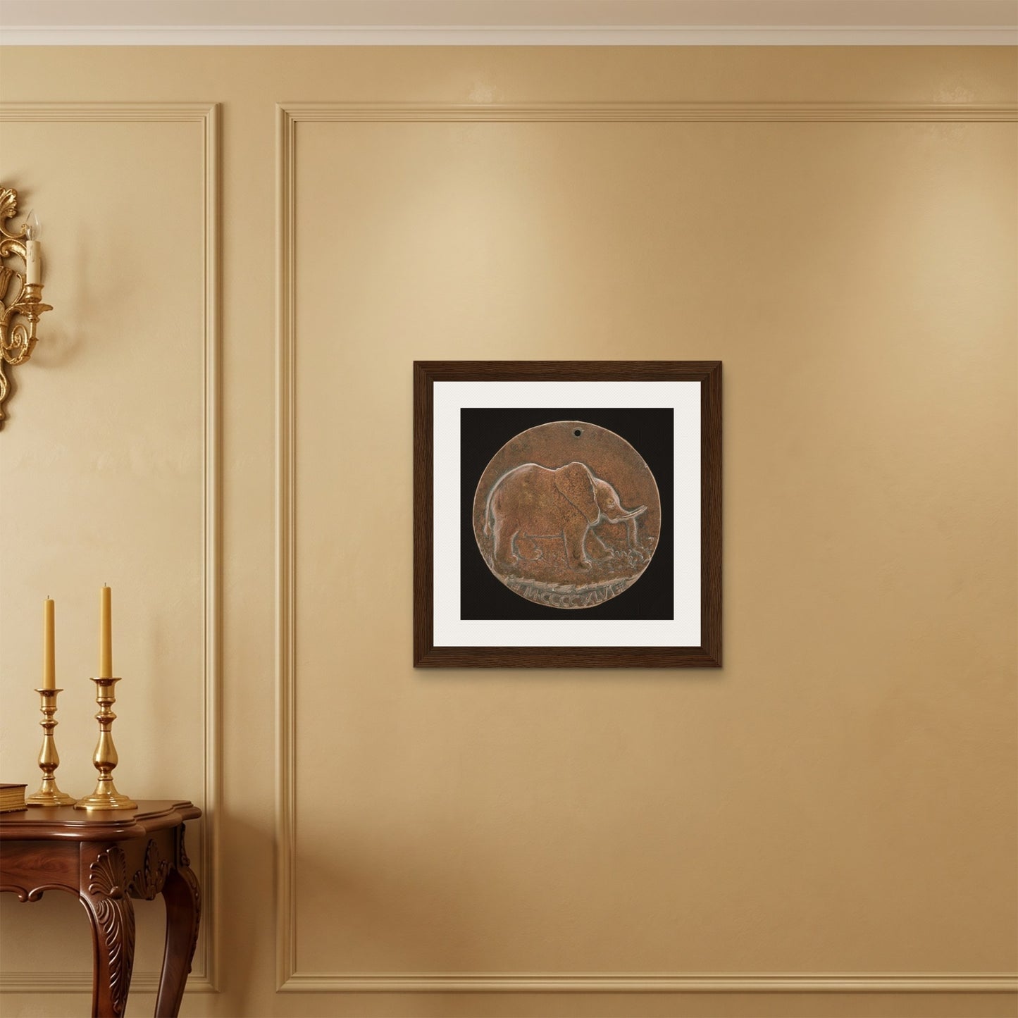 Orlonzo - FRAMED CANVAS BLACK 60x60cm24x24 ROOM