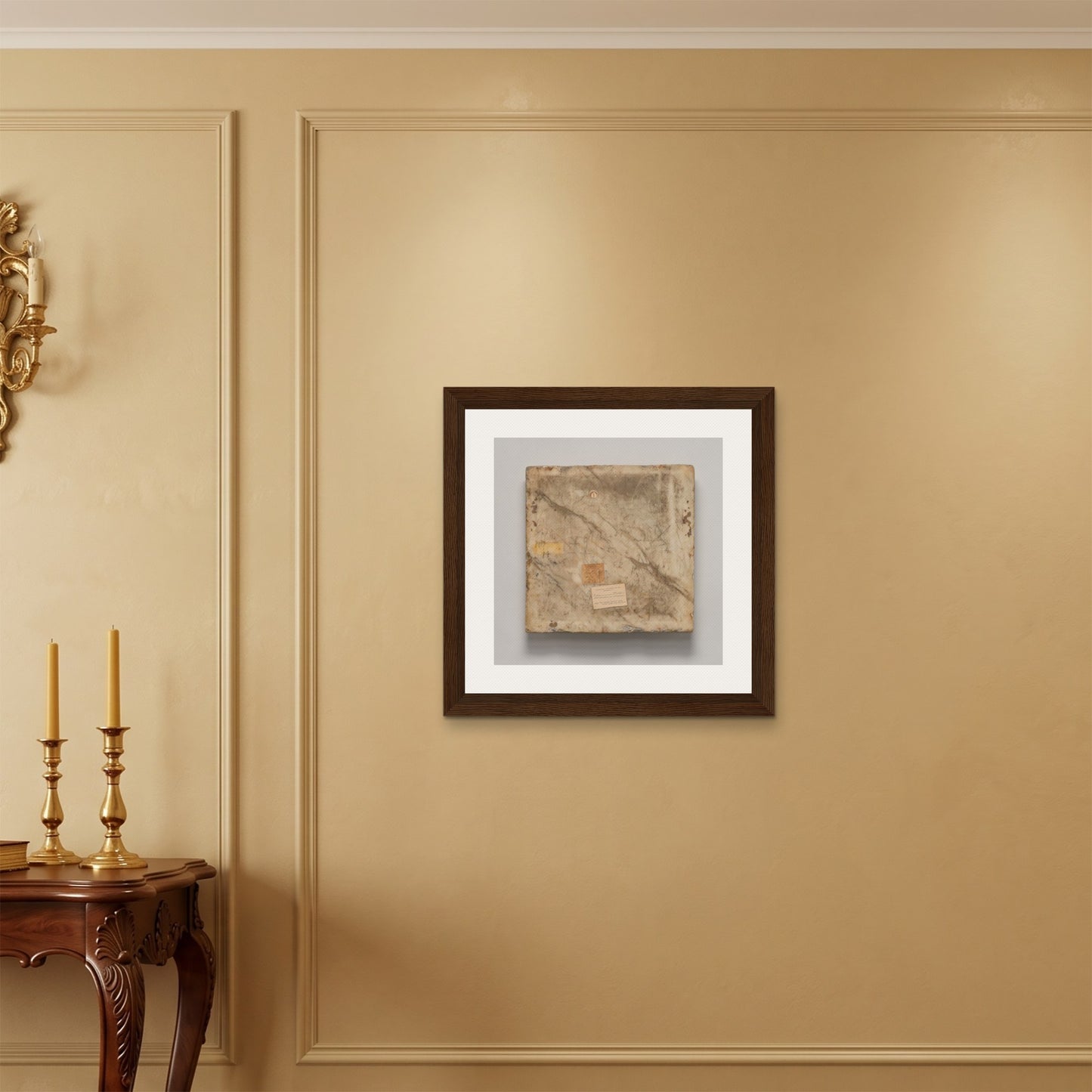 Orlonzo - FRAMED CANVAS BLACK 60x60cm24x24 ROOM