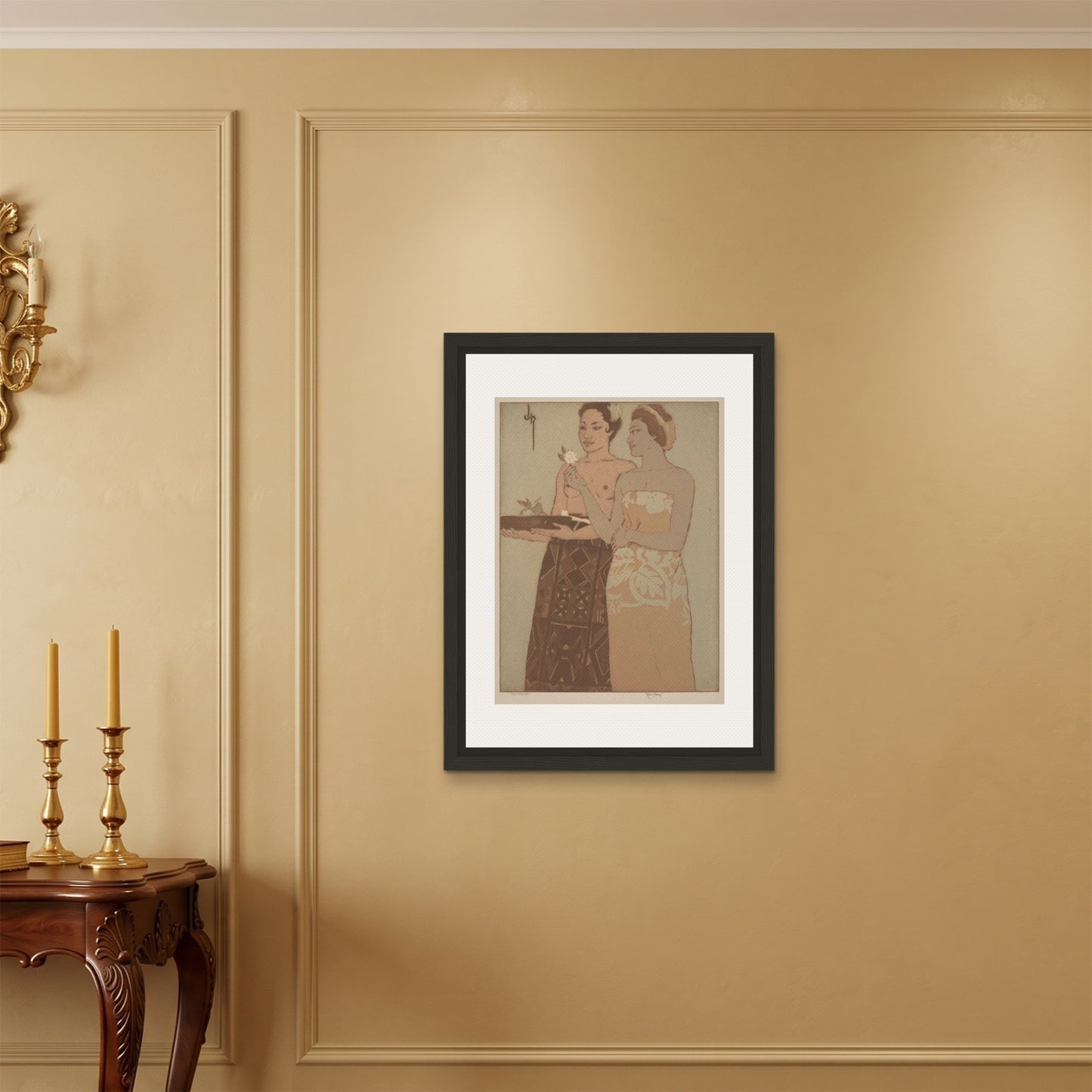 Orlonzo - FRAMED CANVAS BLACK 60x80cm24x32 ROOM