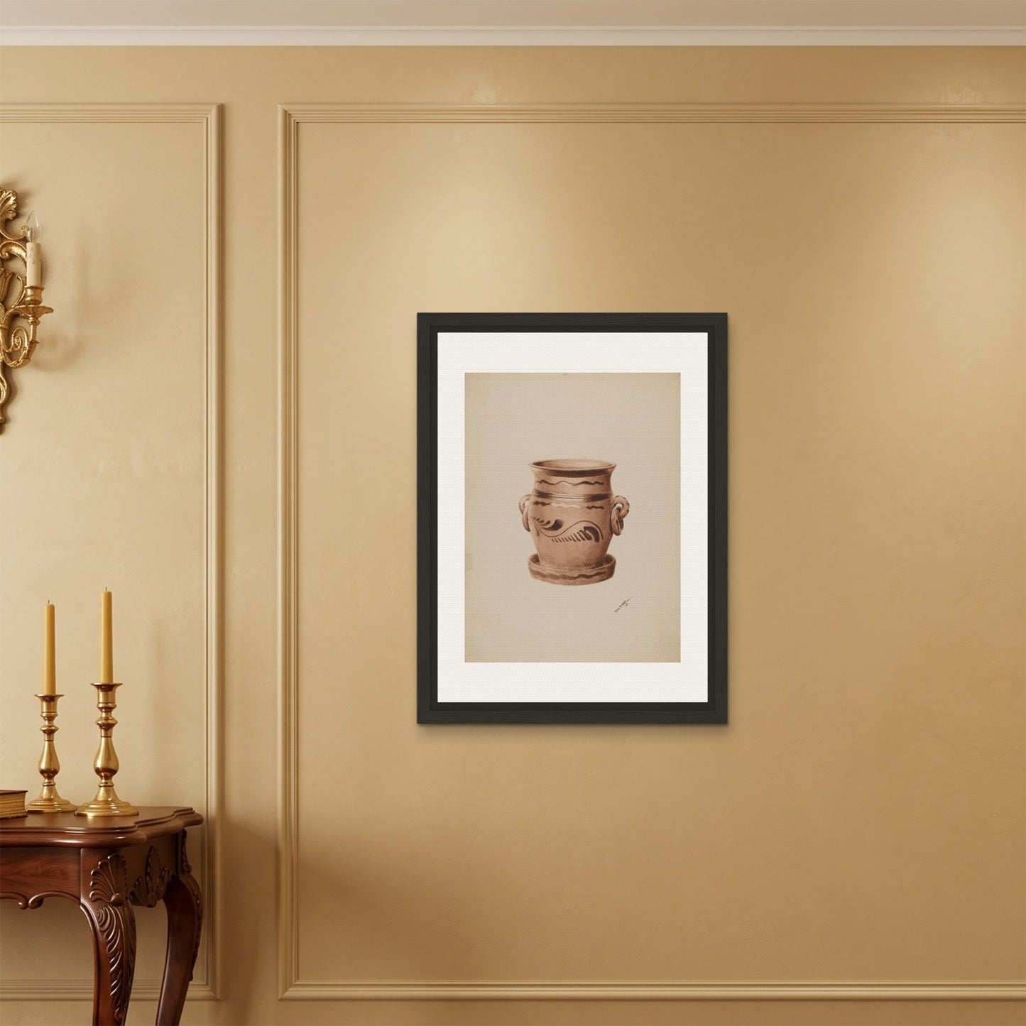 Orlonzo - FRAMED CANVAS BLACK 60x80cm24x32 ROOM
