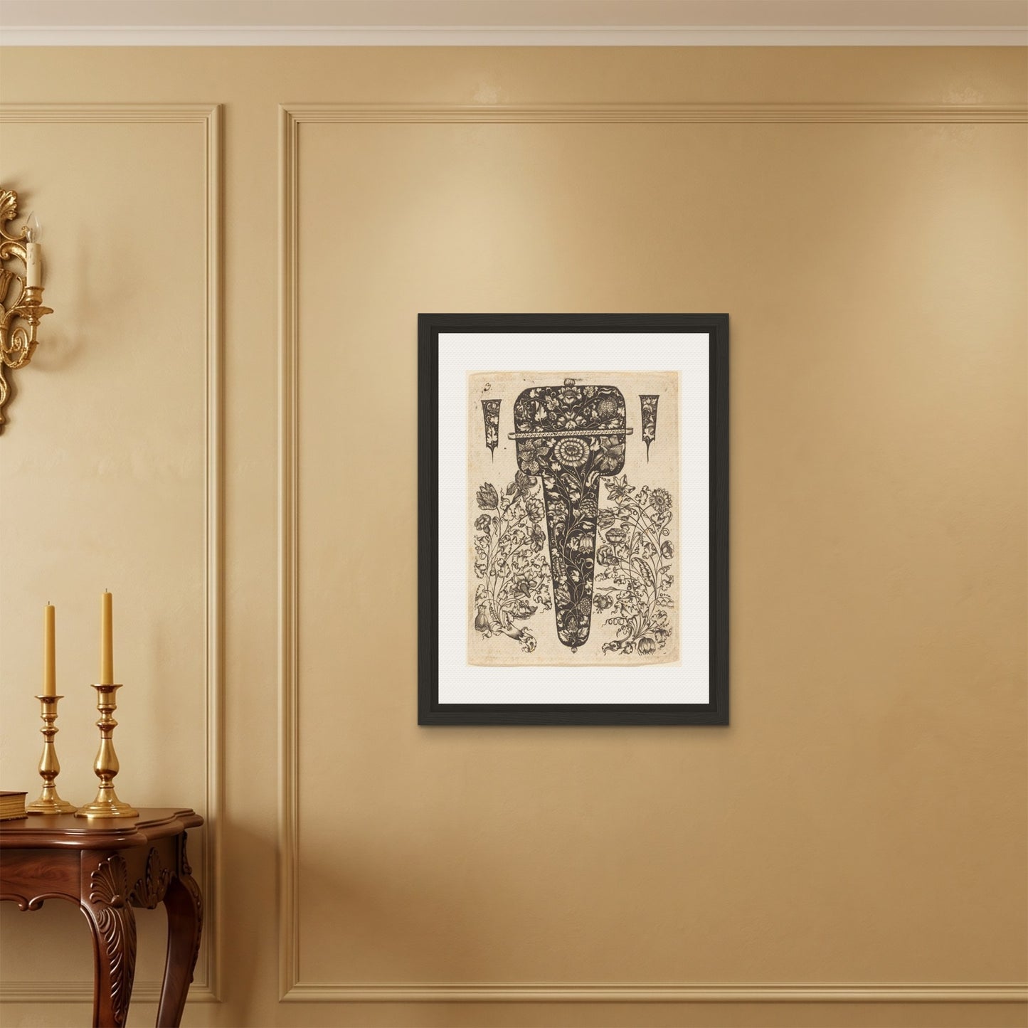 Orlonzo - FRAMED CANVAS BLACK 60x80cm24x32 ROOM