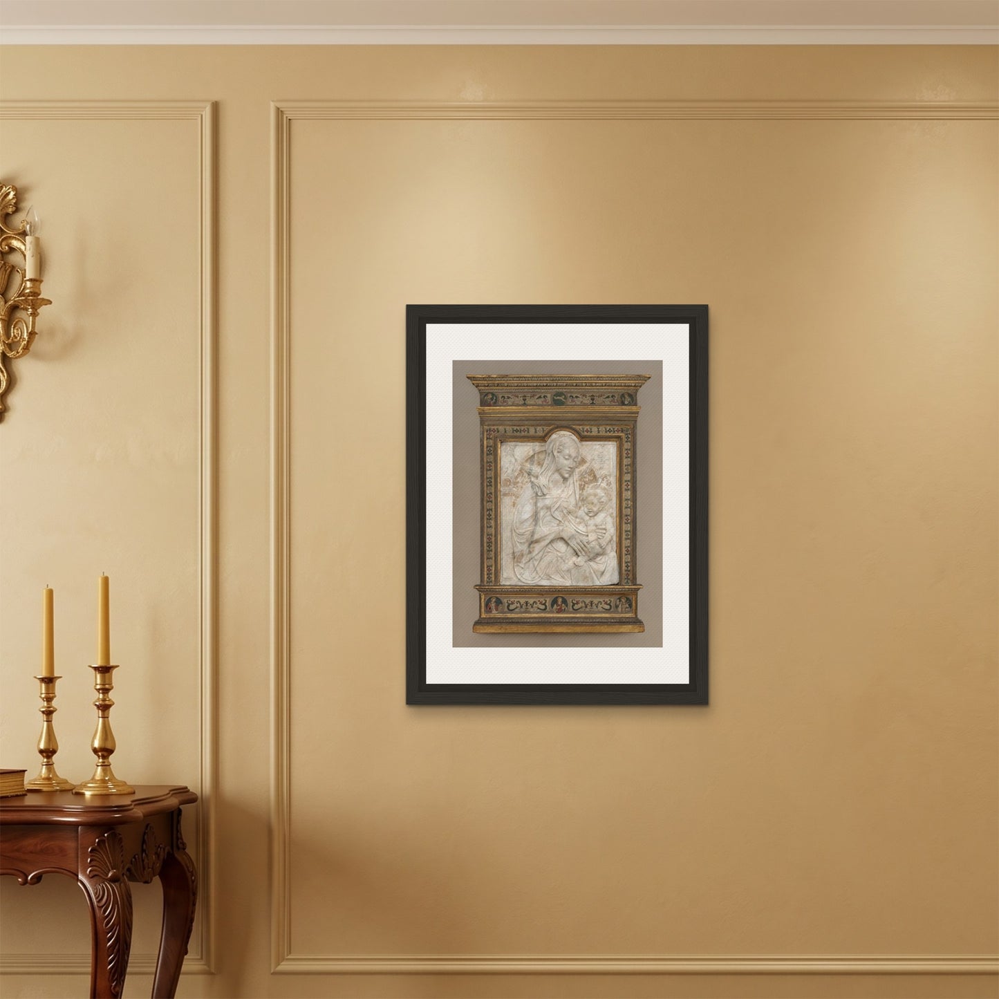 Orlonzo - FRAMED CANVAS BLACK 60x80cm24x32 ROOM