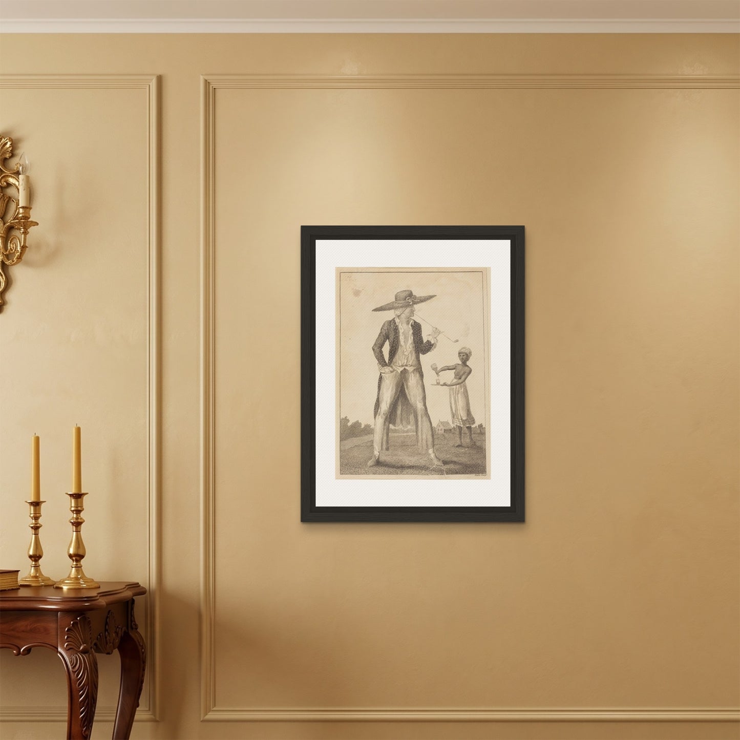 Orlonzo - FRAMED CANVAS BLACK 60x80cm24x32 ROOM