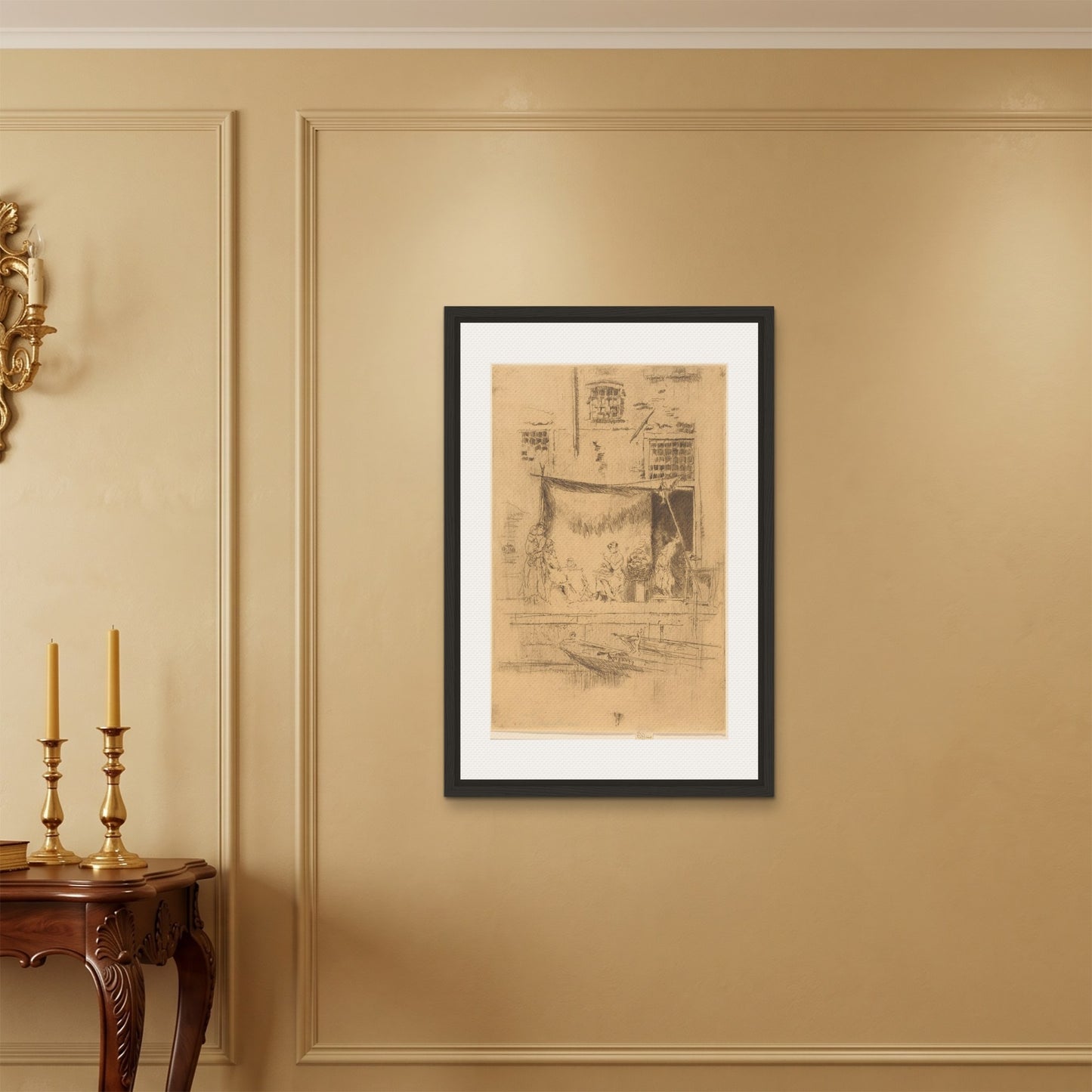 Orlonzo - FRAMED CANVAS BLACK 60x90cm24x36 ROOM