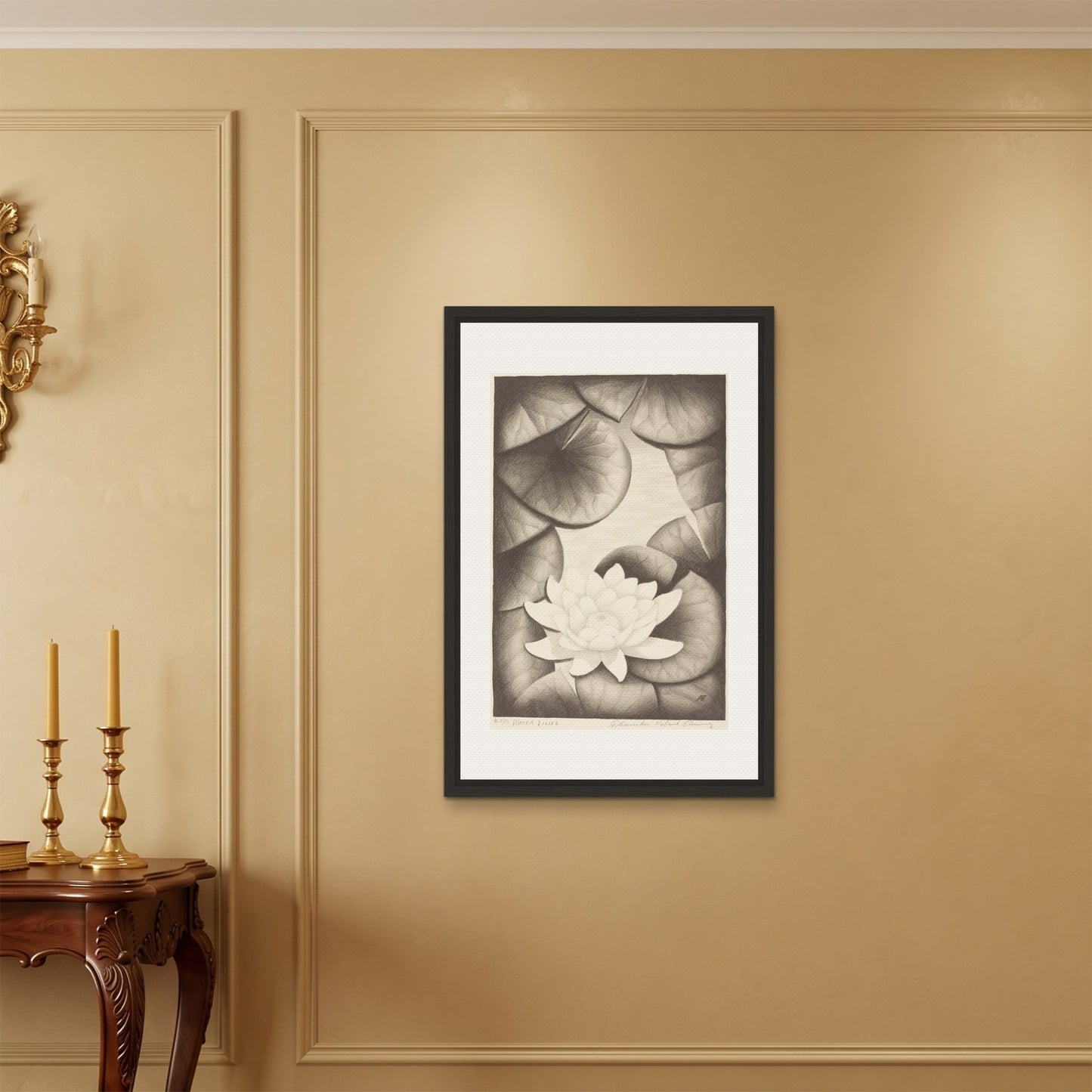 Orlonzo - FRAMED CANVAS BLACK 60x90cm24x36 ROOM
