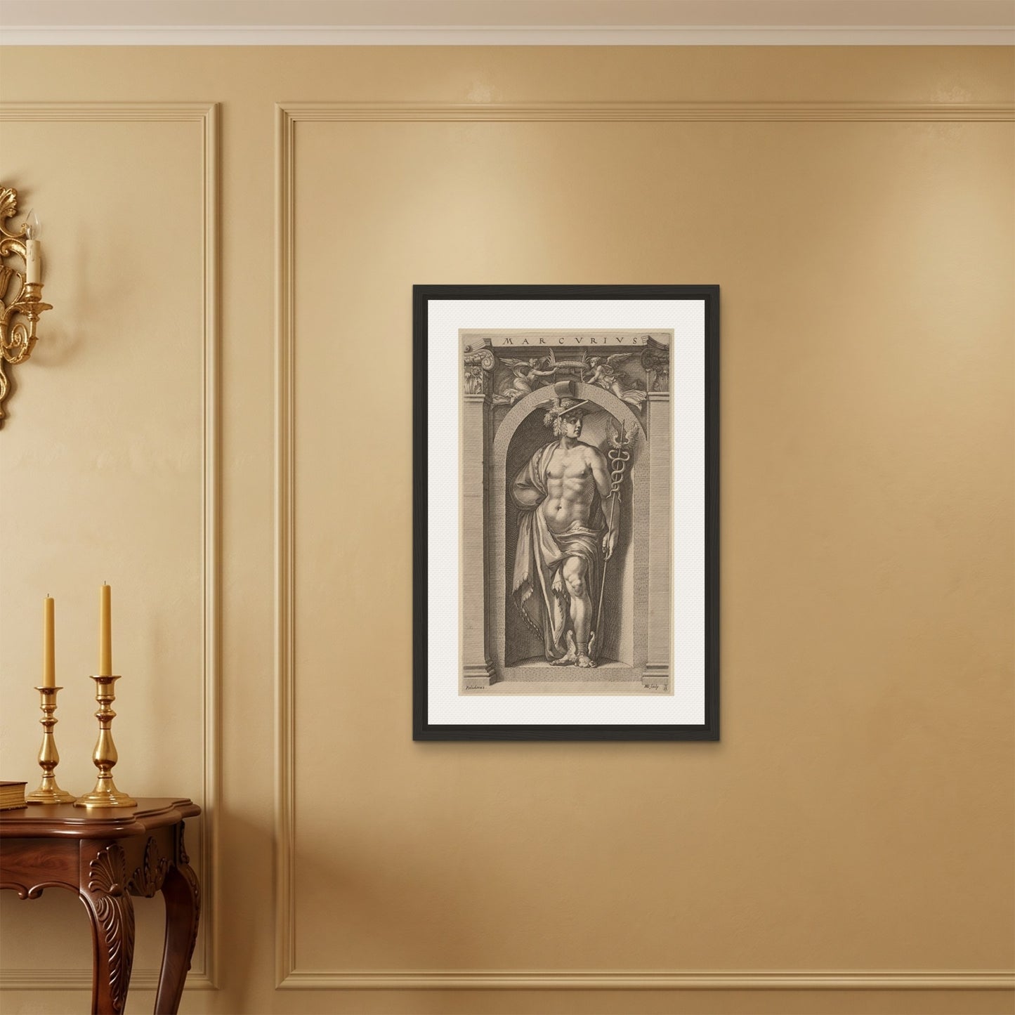 Orlonzo - FRAMED CANVAS BLACK 60x90cm24x36 ROOM