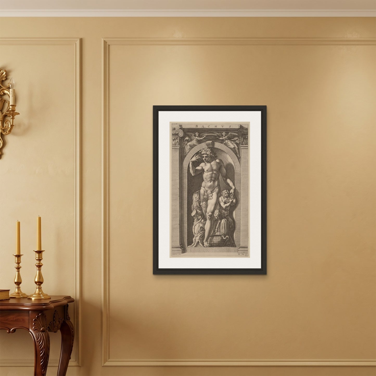 Orlonzo - FRAMED CANVAS BLACK 60x90cm24x36 ROOM