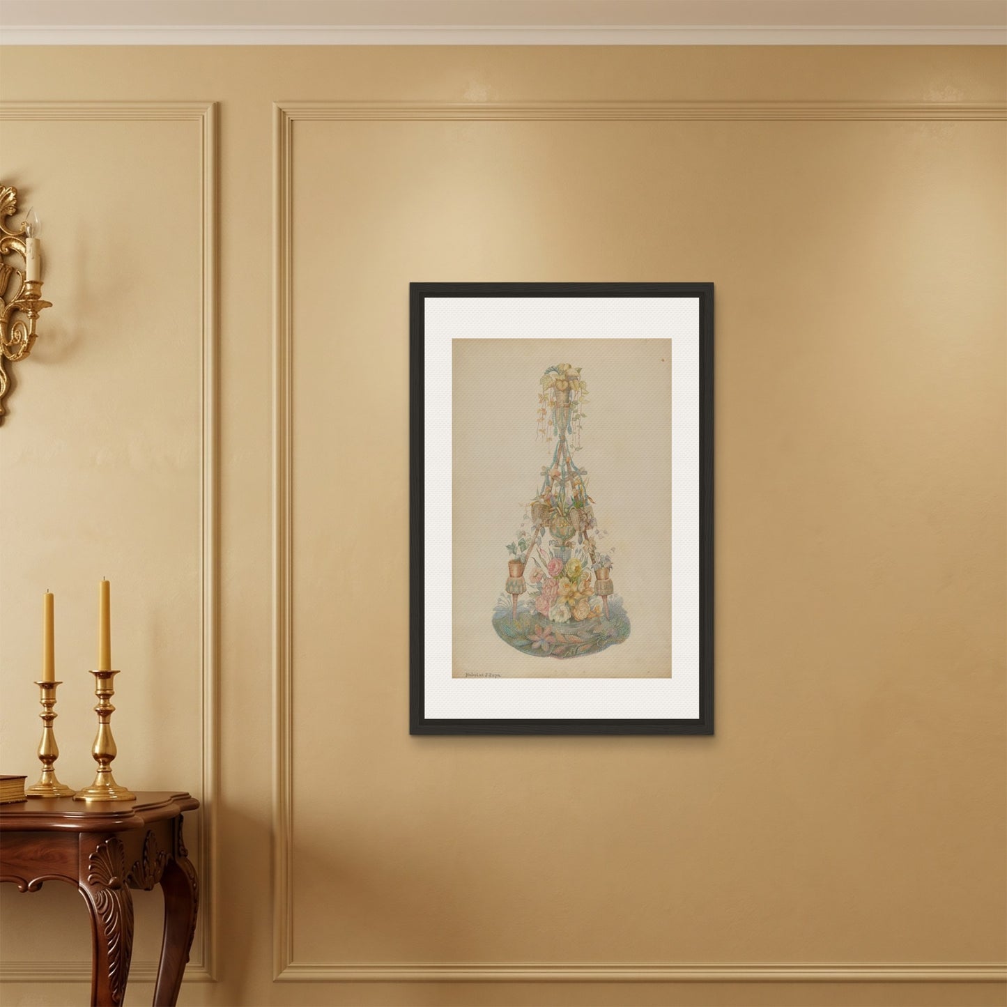Orlonzo - FRAMED CANVAS BLACK 60x90cm24x36 ROOM