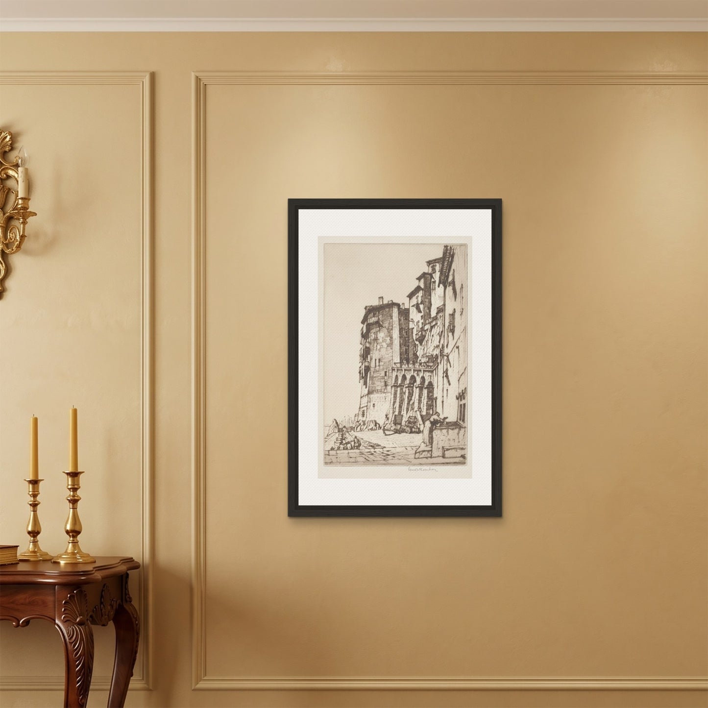 Orlonzo - FRAMED CANVAS BLACK 60x90cm24x36 ROOM
