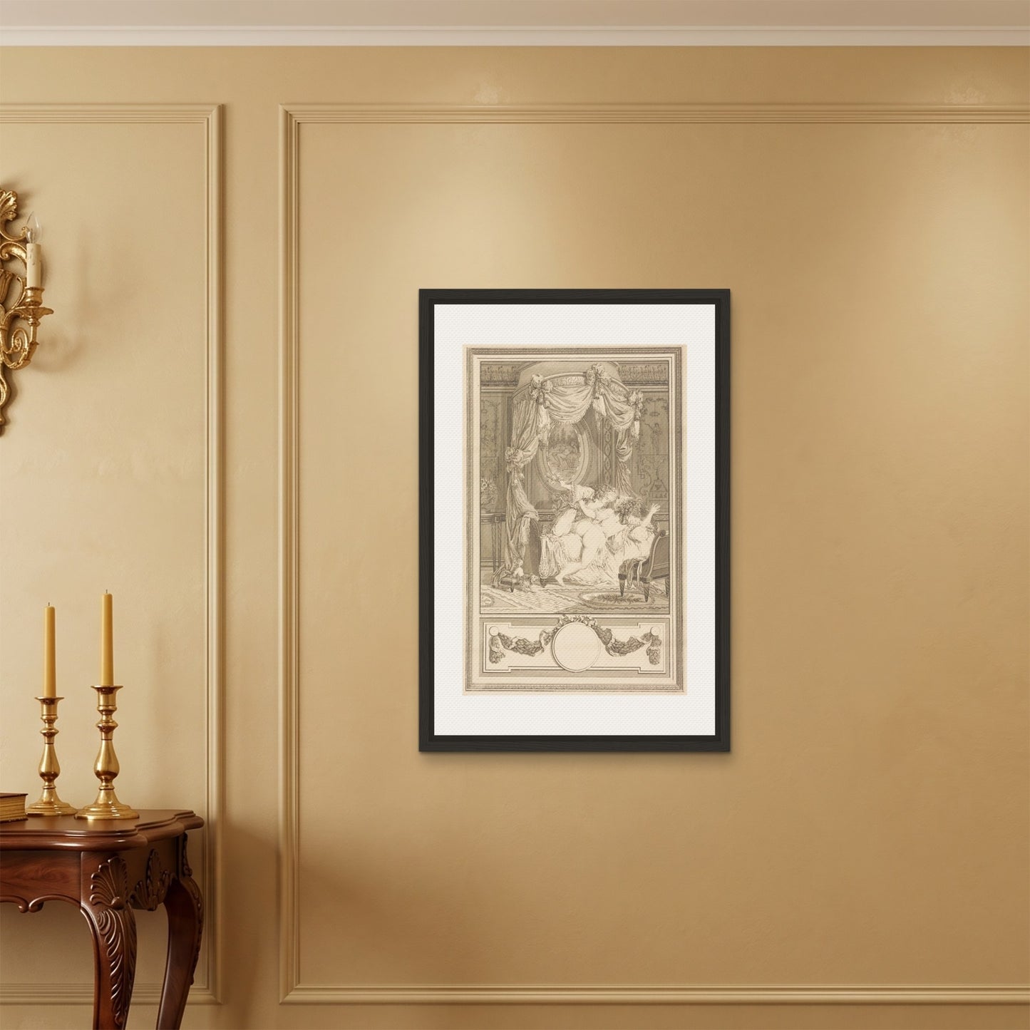 Orlonzo - FRAMED CANVAS BLACK 60x90cm24x36 ROOM