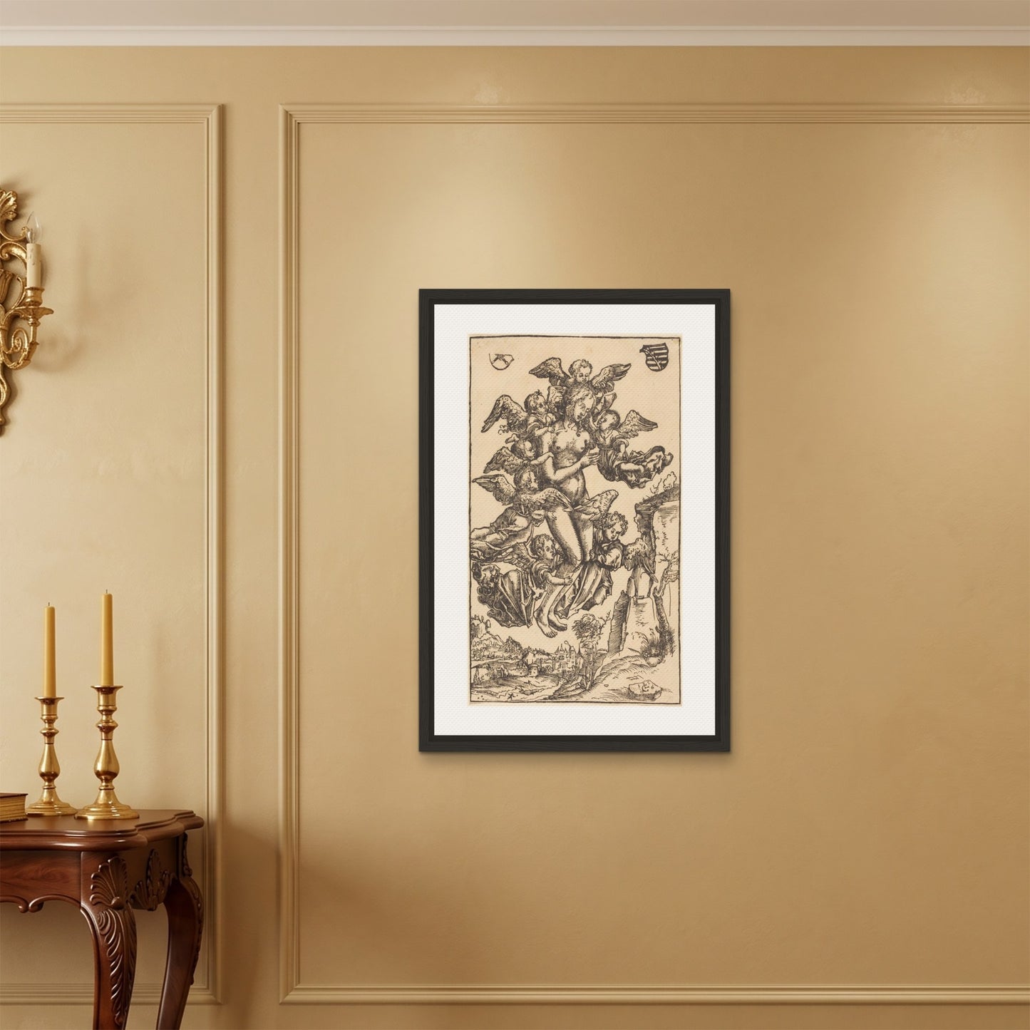 Orlonzo - FRAMED CANVAS BLACK 60x90cm24x36 ROOM
