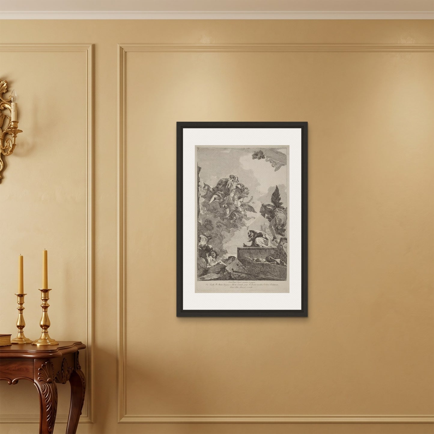 Orlonzo - FRAMED CANVAS BLACK 60x90cm24x36 ROOM