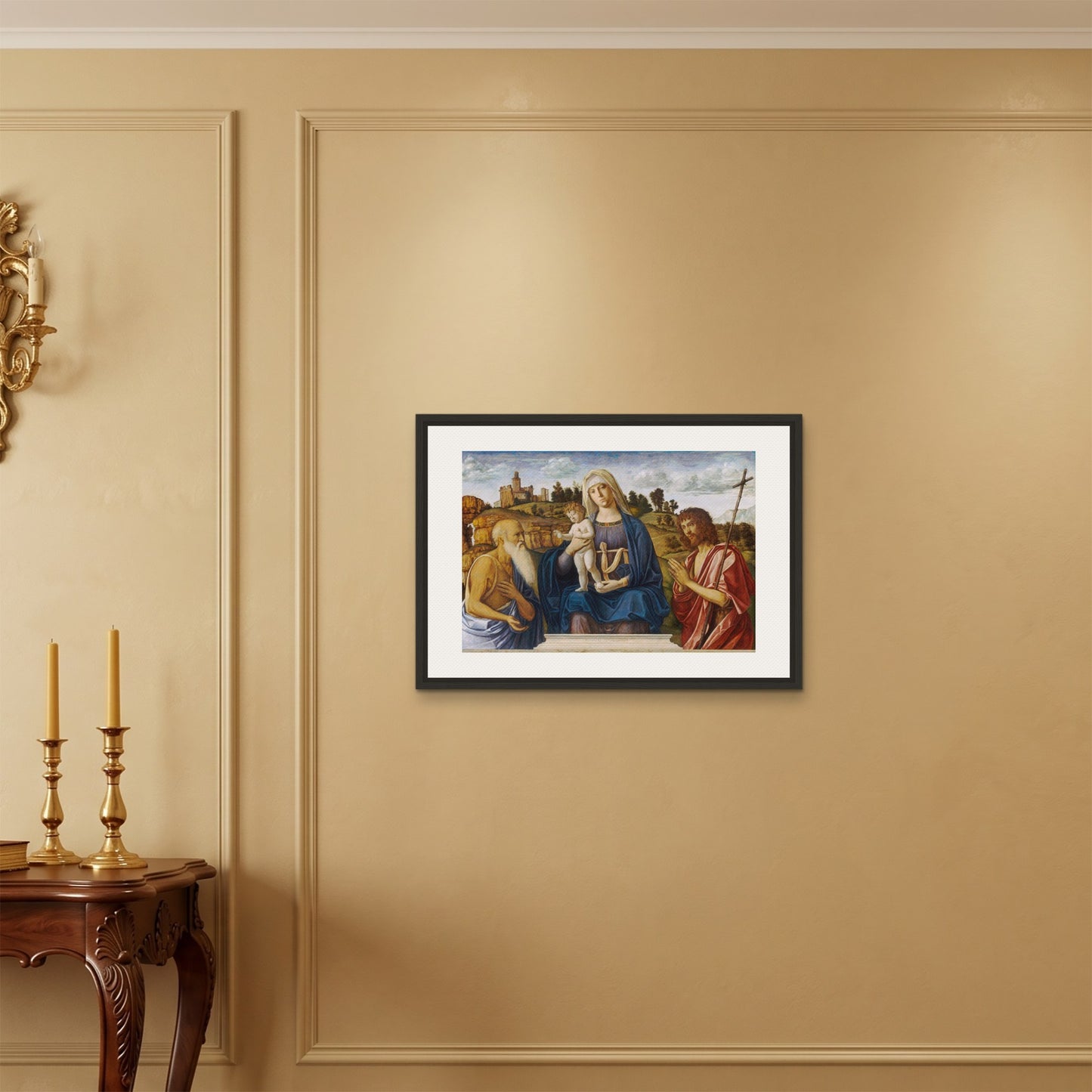 Orlonzo - FRAMED CANVAS BLACK 7050cm2820 ROOM