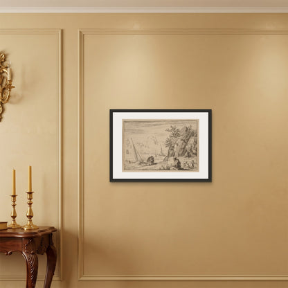 Orlonzo - FRAMED CANVAS BLACK 7050cm2820 ROOM