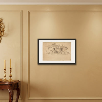 Orlonzo - FRAMED CANVAS BLACK 7550cm3020 ROOM