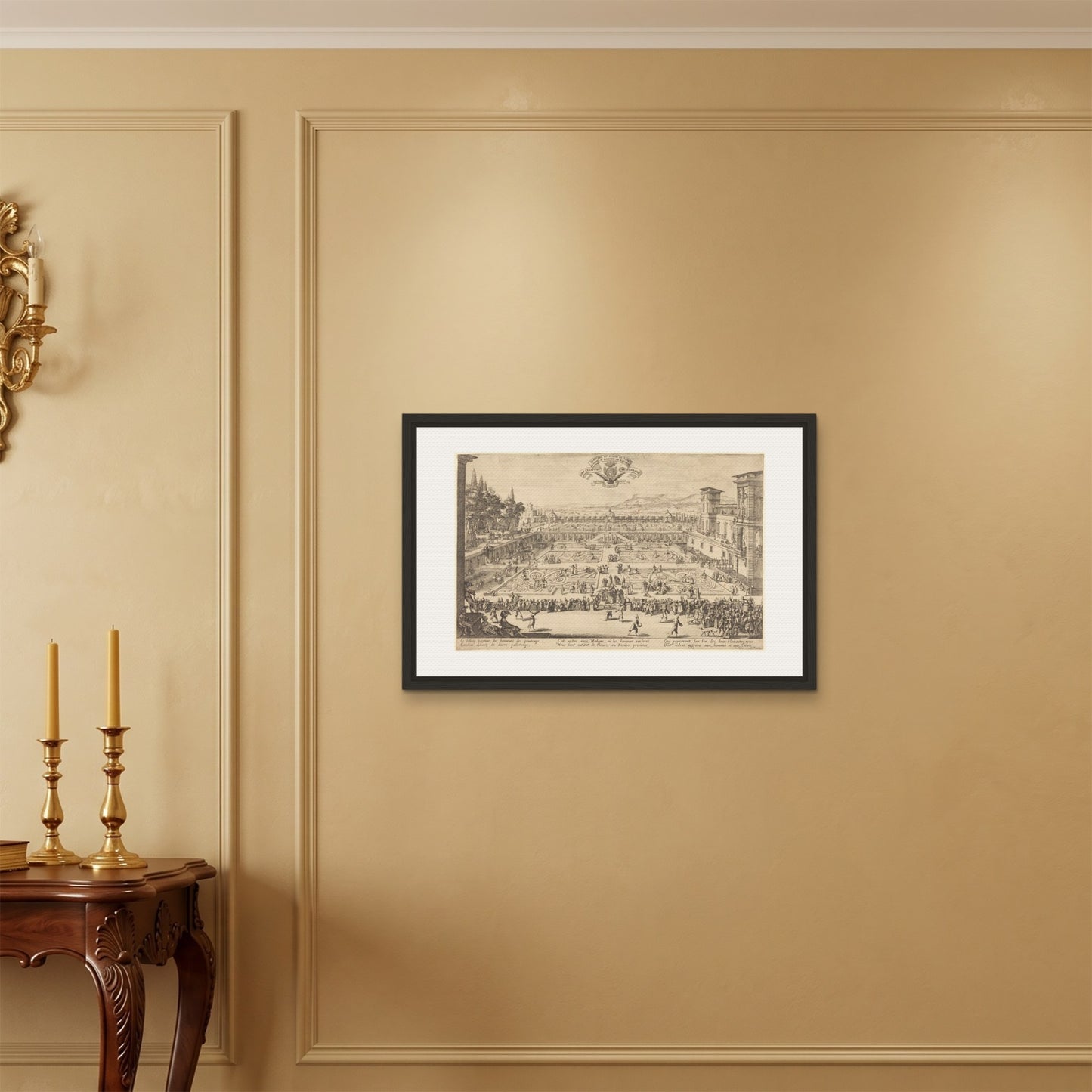 Orlonzo - FRAMED CANVAS BLACK 7550cm3020 ROOM