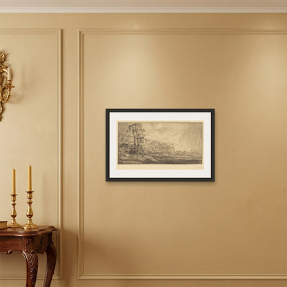 Orlonzo - FRAMED CANVAS BLACK 7550cm3020 ROOM