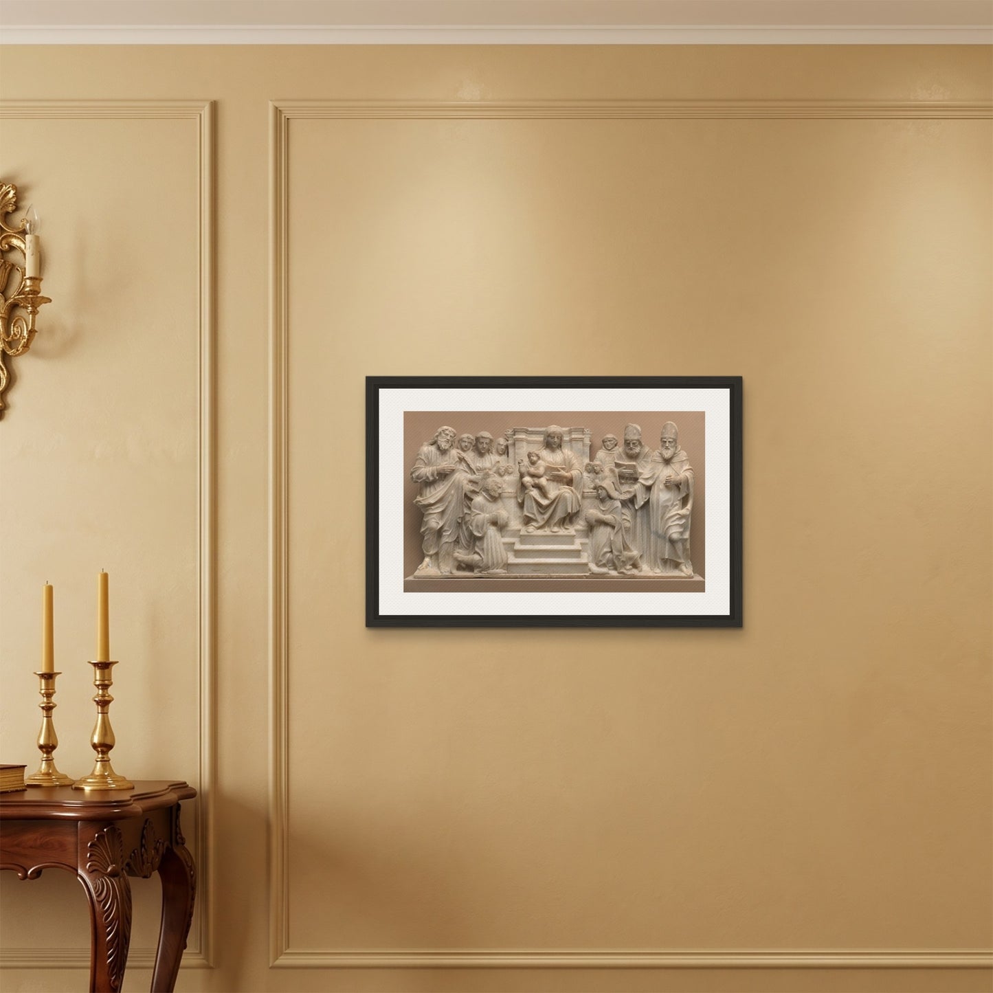 Orlonzo - FRAMED CANVAS BLACK 7550cm3020 ROOM
