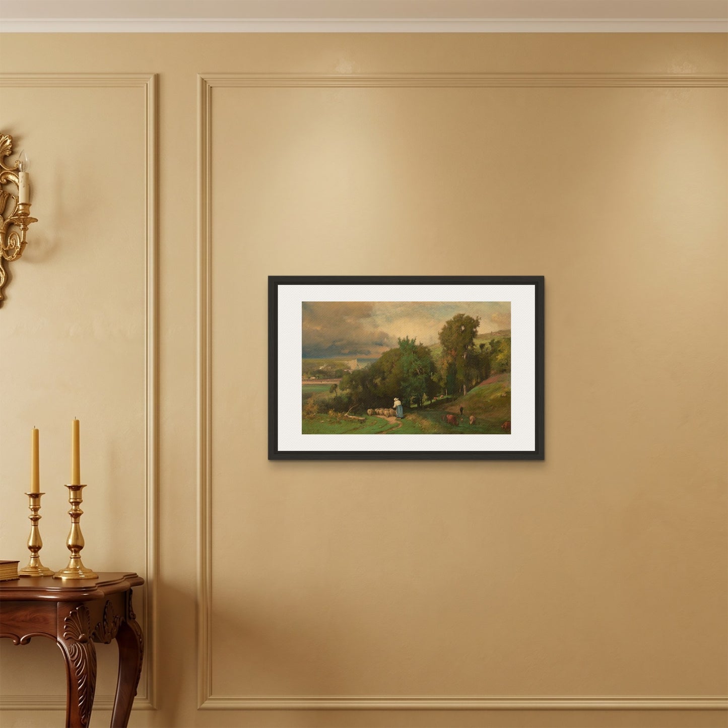 Orlonzo - FRAMED CANVAS BLACK 7550cm3020 ROOM