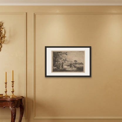 Orlonzo - FRAMED CANVAS BLACK 7550cm3020 ROOM