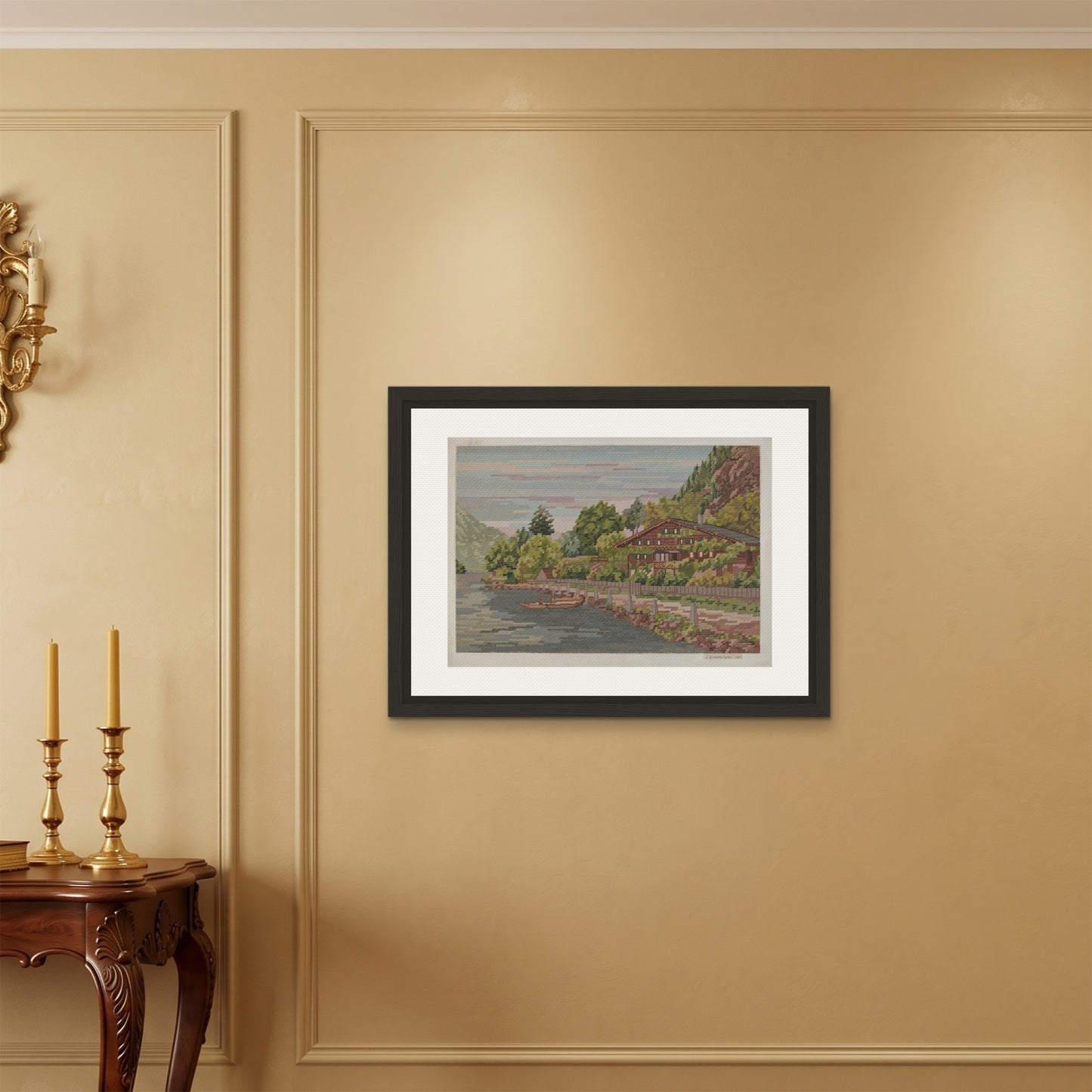 Orlonzo - FRAMED CANVAS BLACK 8060cm3224 ROOM
