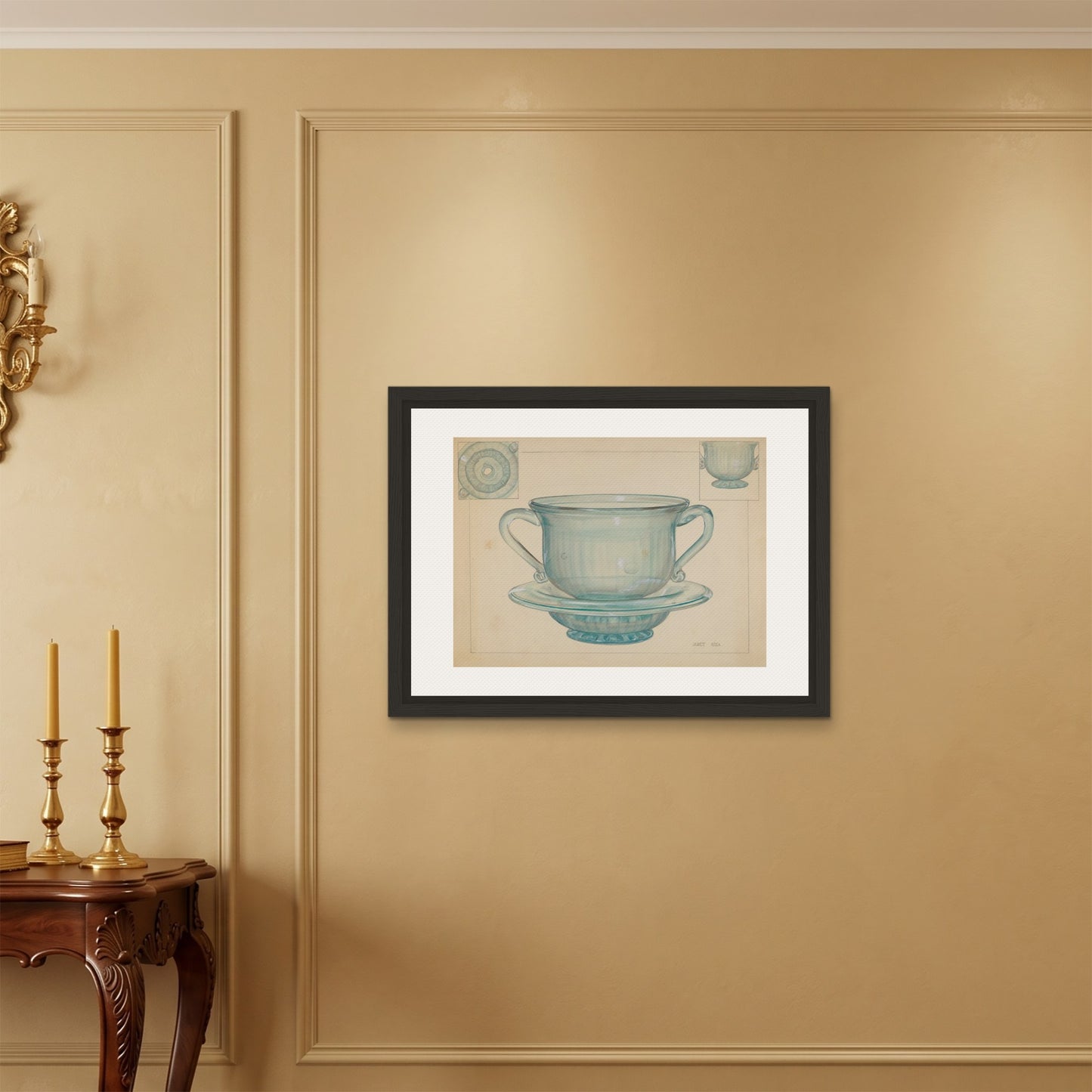 Orlonzo - FRAMED CANVAS BLACK 8060cm3224 ROOM