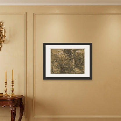 Orlonzo - FRAMED CANVAS BLACK 8060cm3224 ROOM