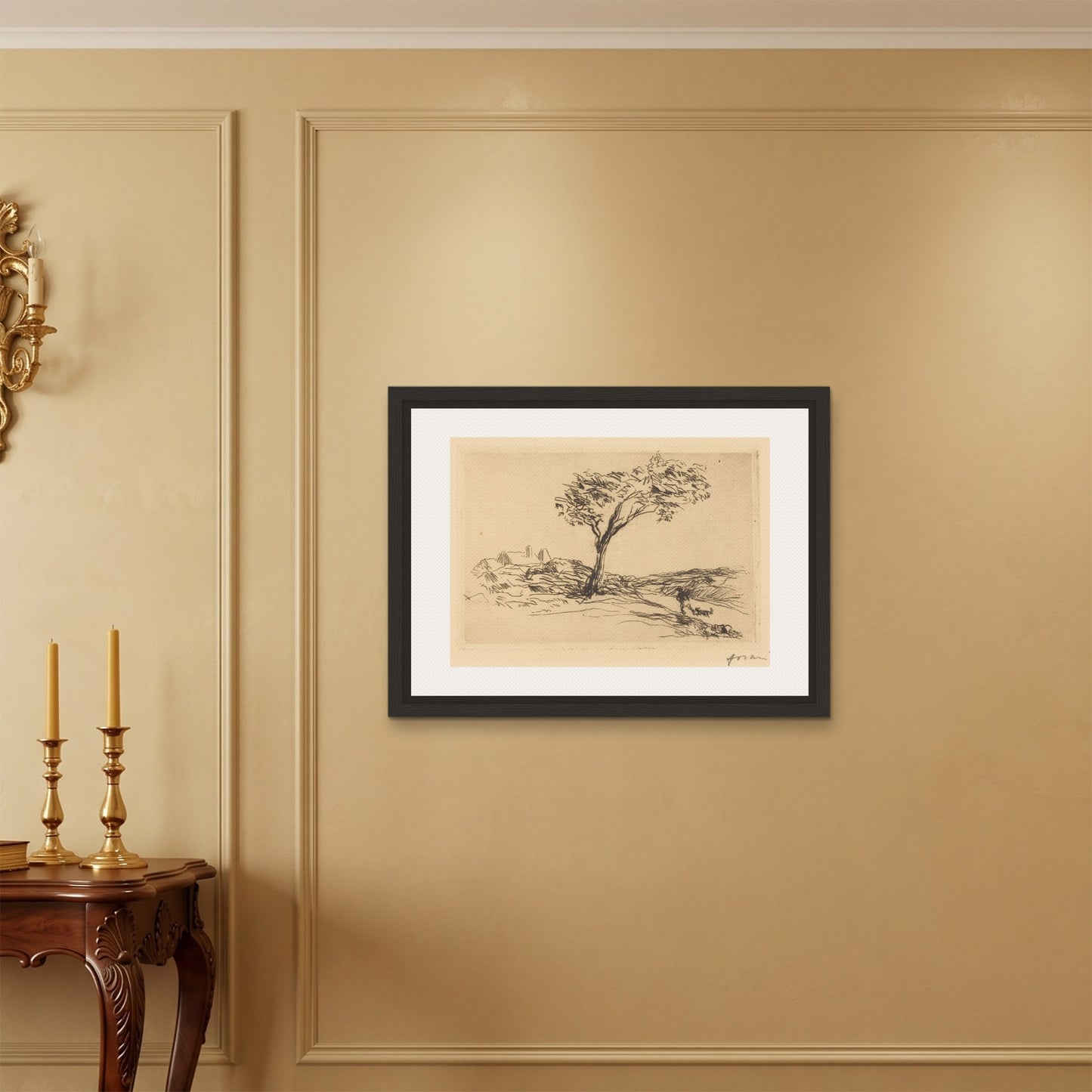 Orlonzo - FRAMED CANVAS BLACK 8060cm3224 ROOM