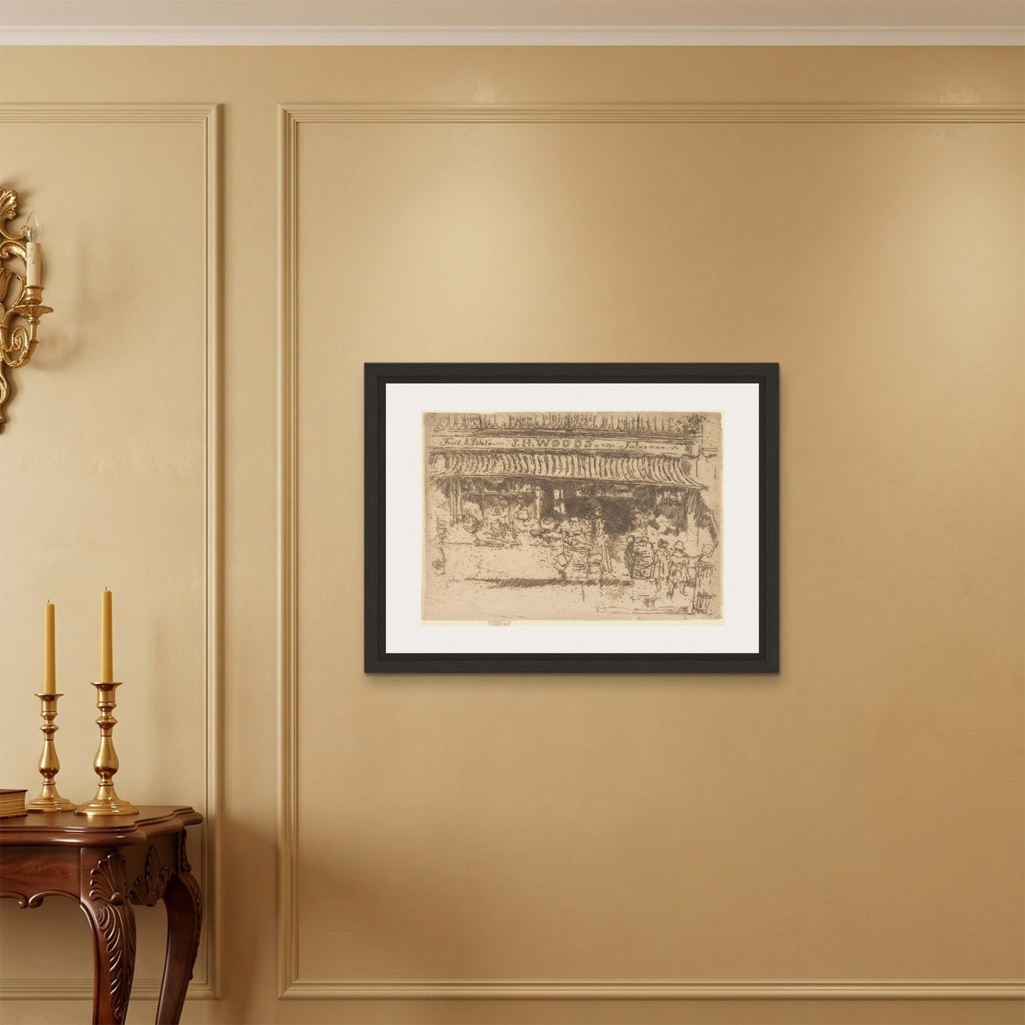 Orlonzo - FRAMED CANVAS BLACK 8060cm3224 ROOM