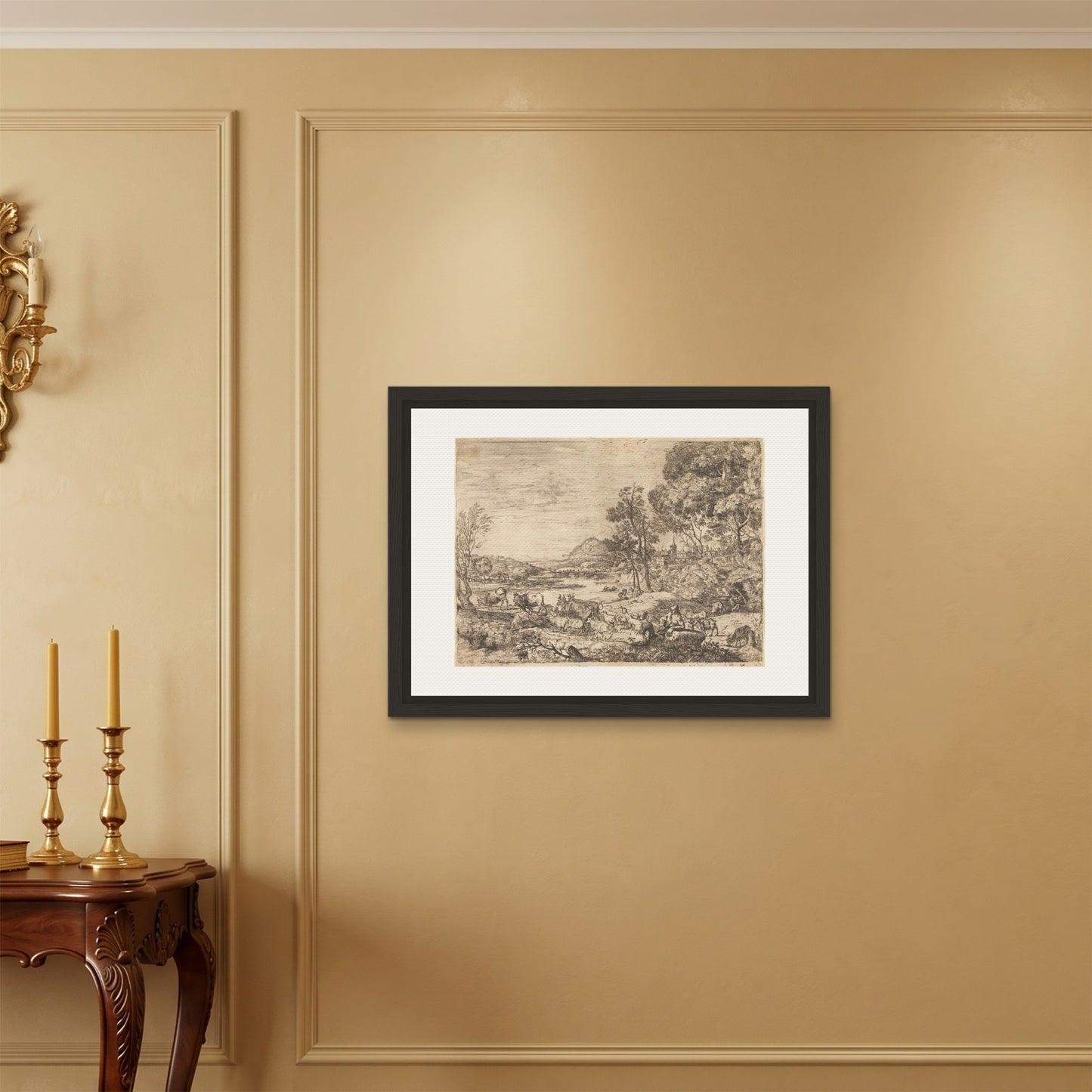 Orlonzo - FRAMED CANVAS BLACK 8060cm3224 ROOM