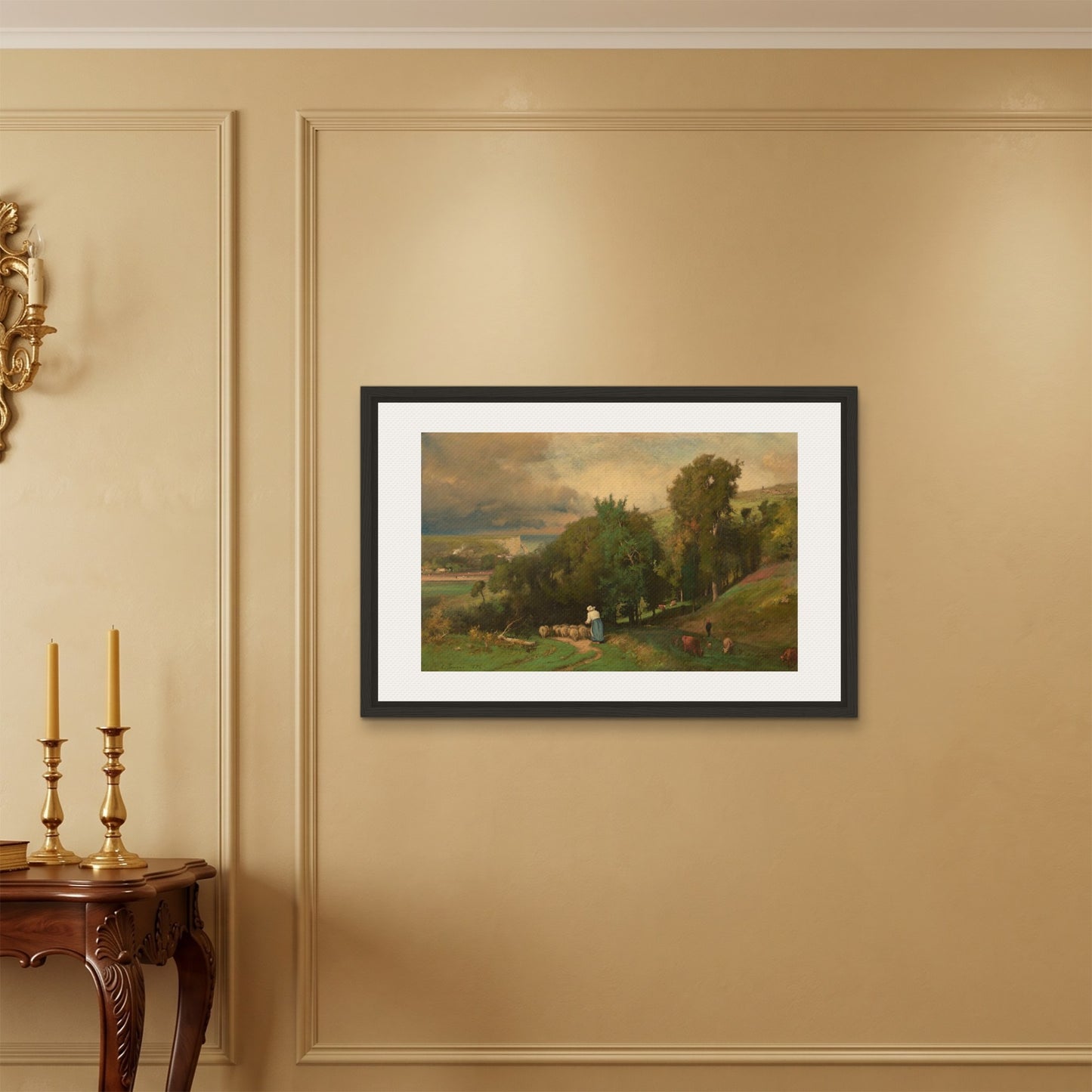 Orlonzo - FRAMED CANVAS BLACK 9060cm3624 ROOM